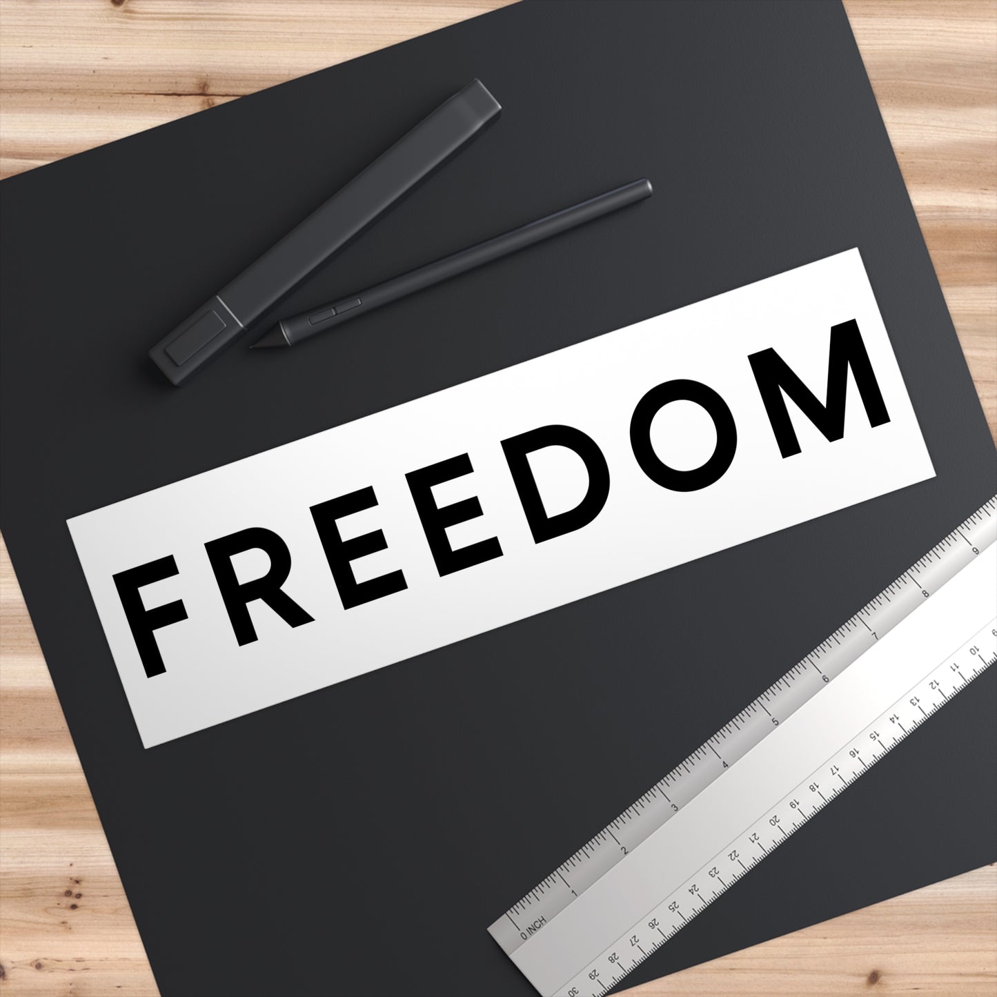 Freedom Bumper Stickers | Car Decor, Travel Accessories, Gifts for Adventurers, Motivational Stickers, USA Patriot