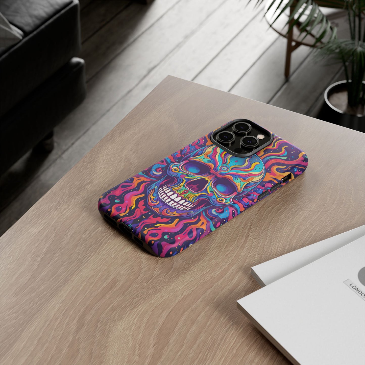 Colorful Skull Phone Case - Tough Cases for Bold Personalities