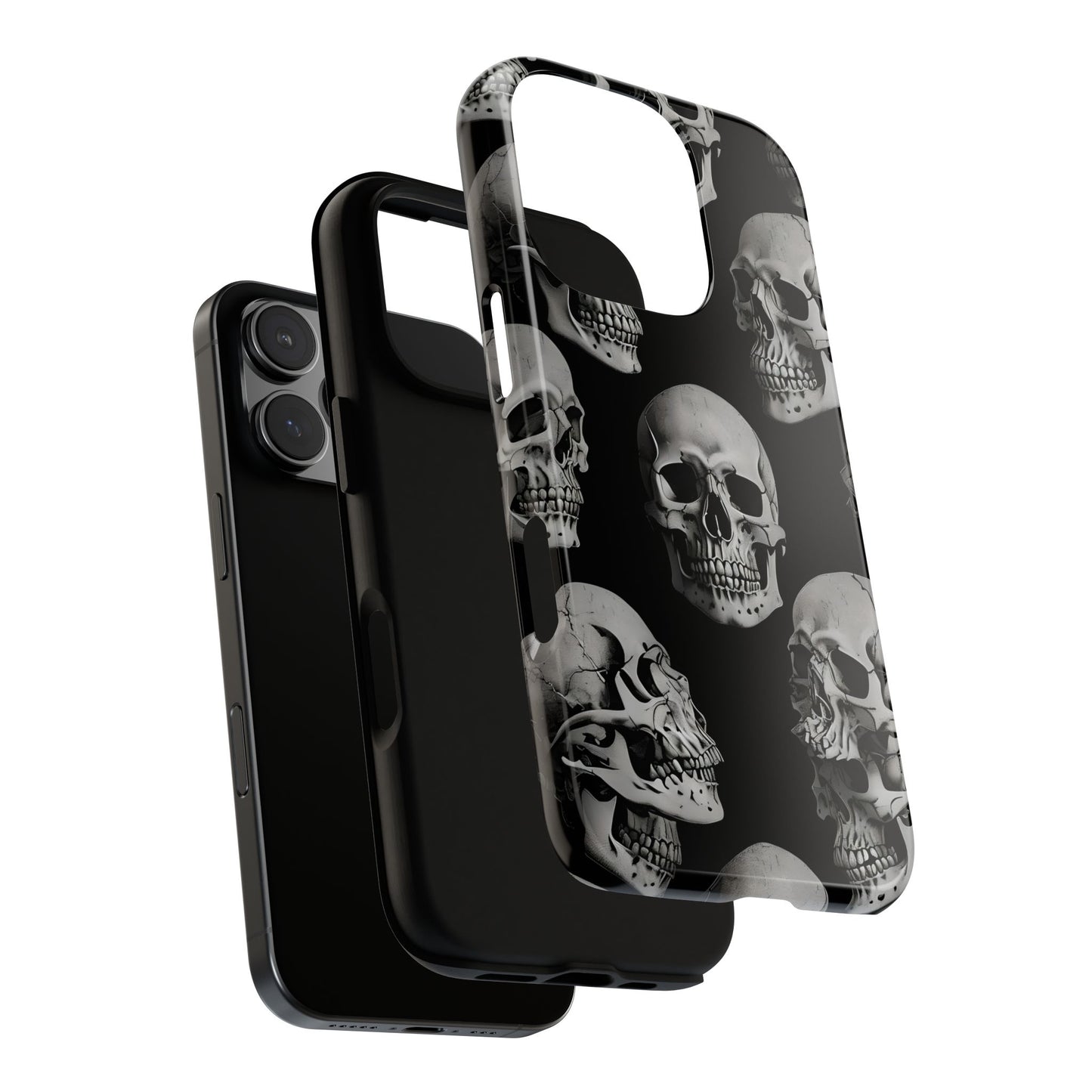 Skull Print Phone Case - Tough Cases for Bold Style