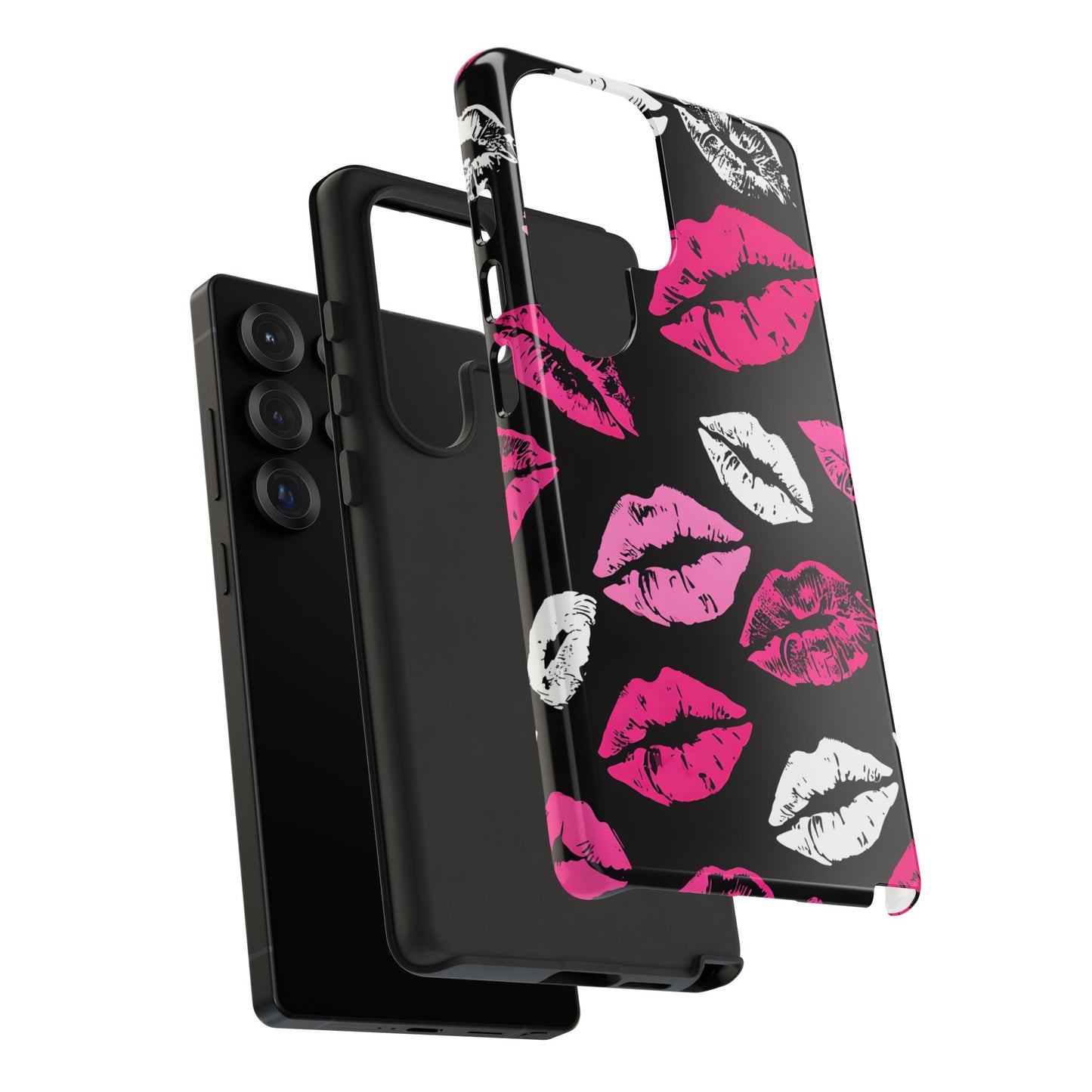 Lips Print iPhone Case - Stylish Tough Phone Cover