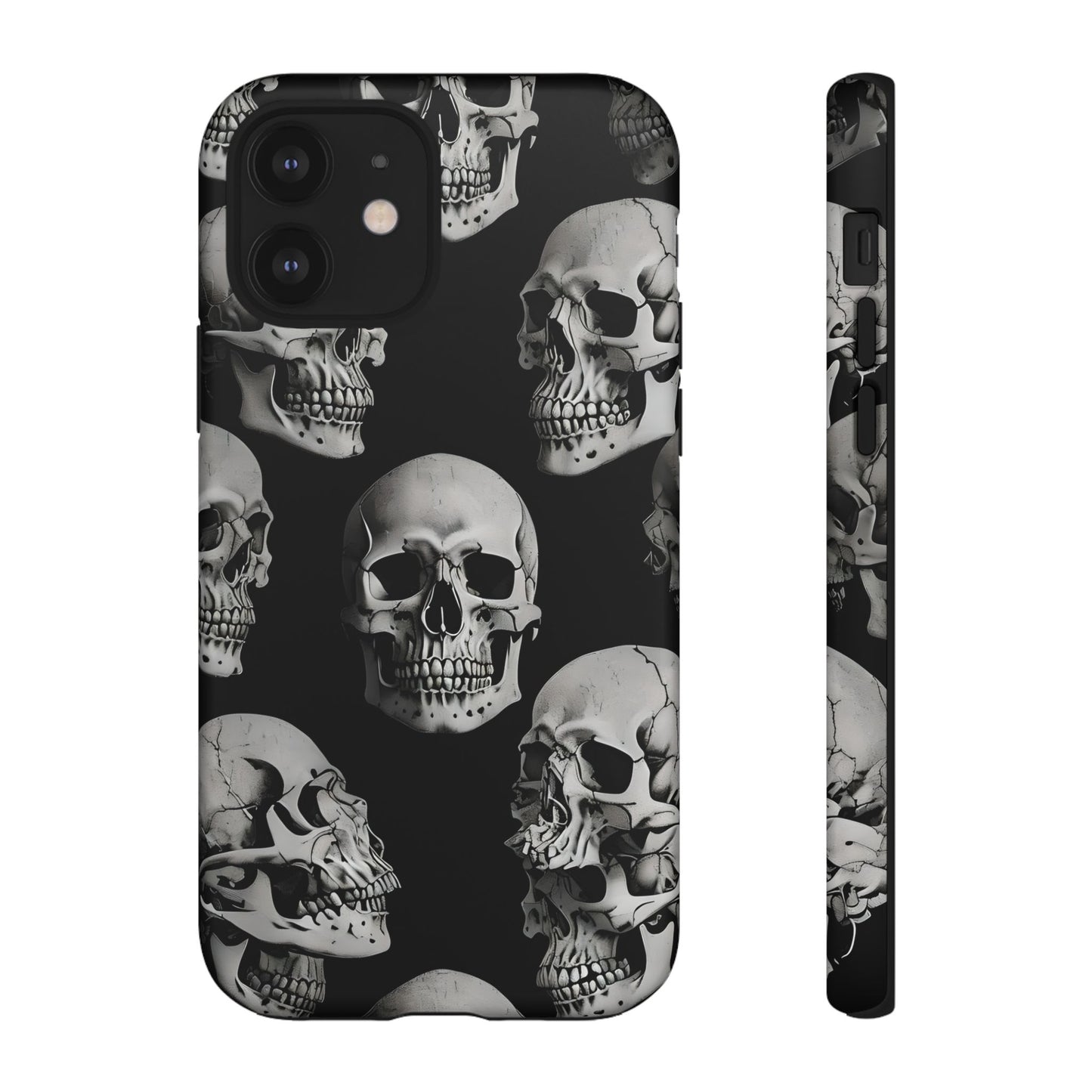 Skull Print Phone Case - Tough Cases for Bold Style