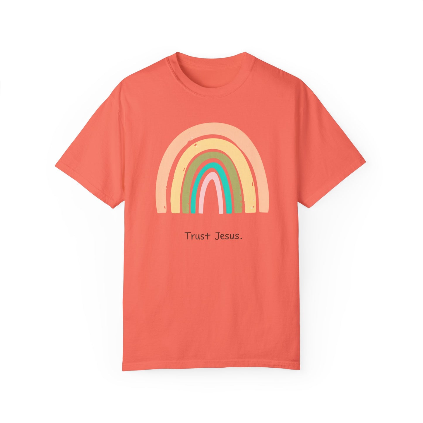 Rainbow Trust Jesus Unisex Garment-Dyed T-Shirt