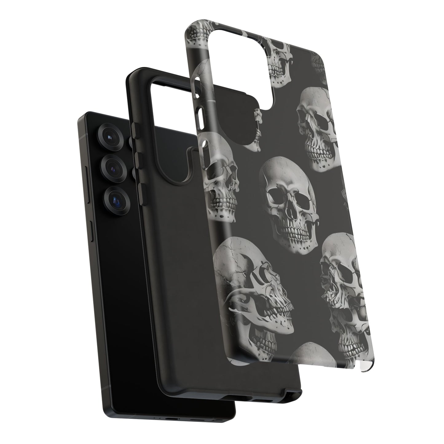 Skull Print Phone Case - Tough Cases for Bold Style
