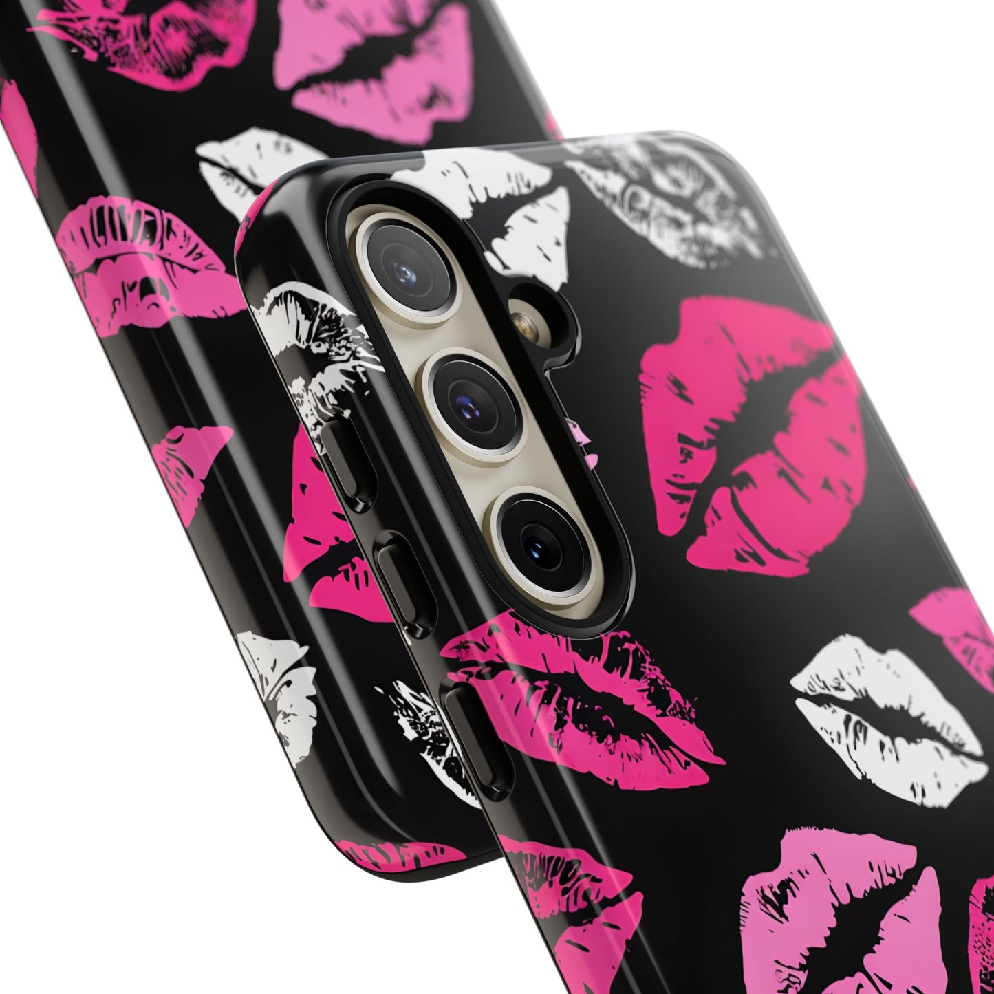 Lips Print iPhone Case - Stylish Tough Phone Cover