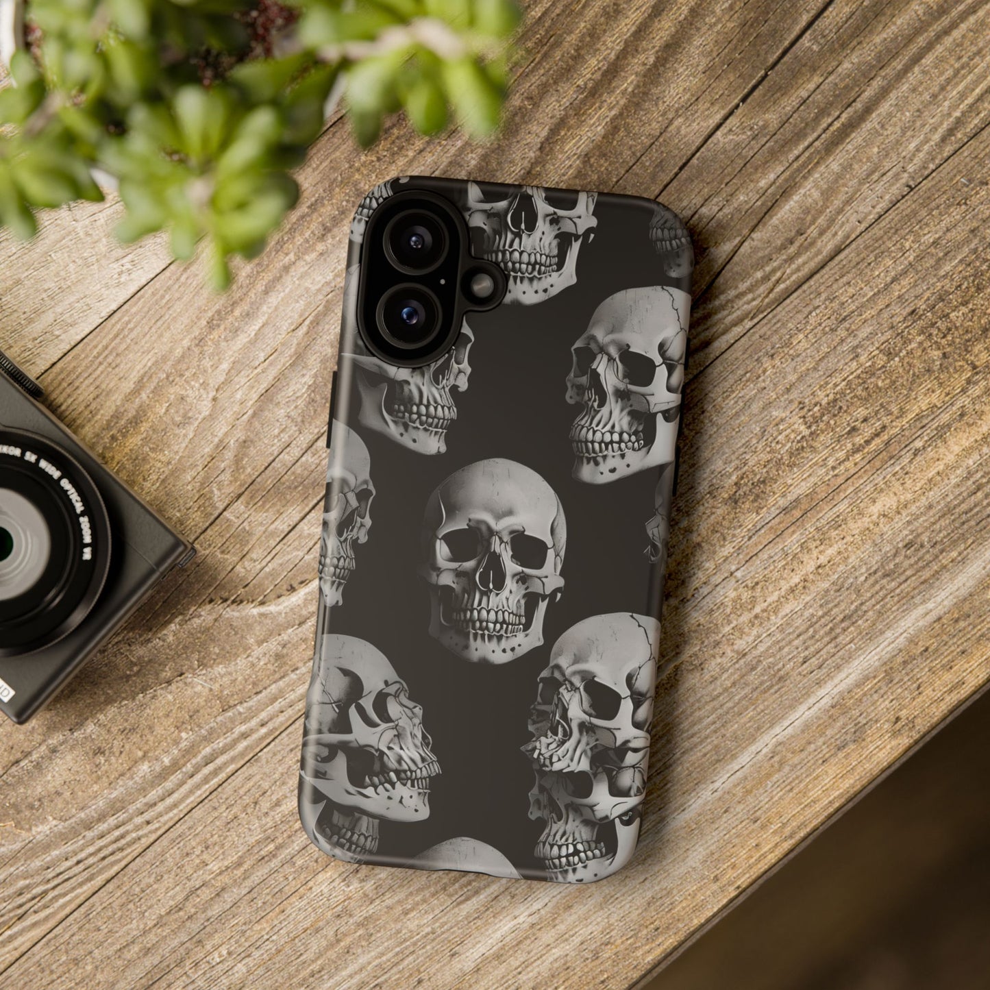 Skull Print Phone Case - Tough Cases for Bold Style