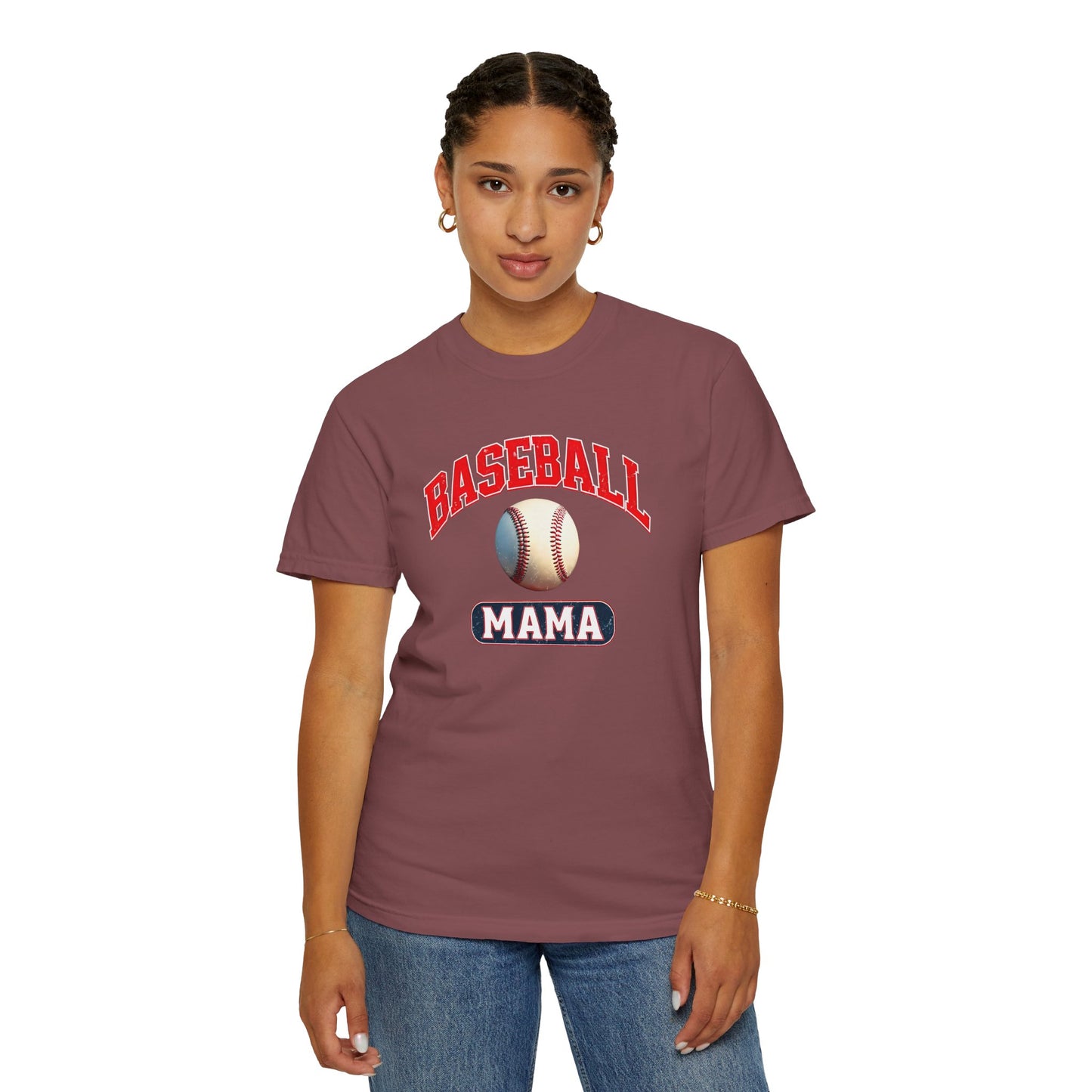 Baseball Mama Unisex Garment-Dyed T-shirt - Perfect for Sports Moms