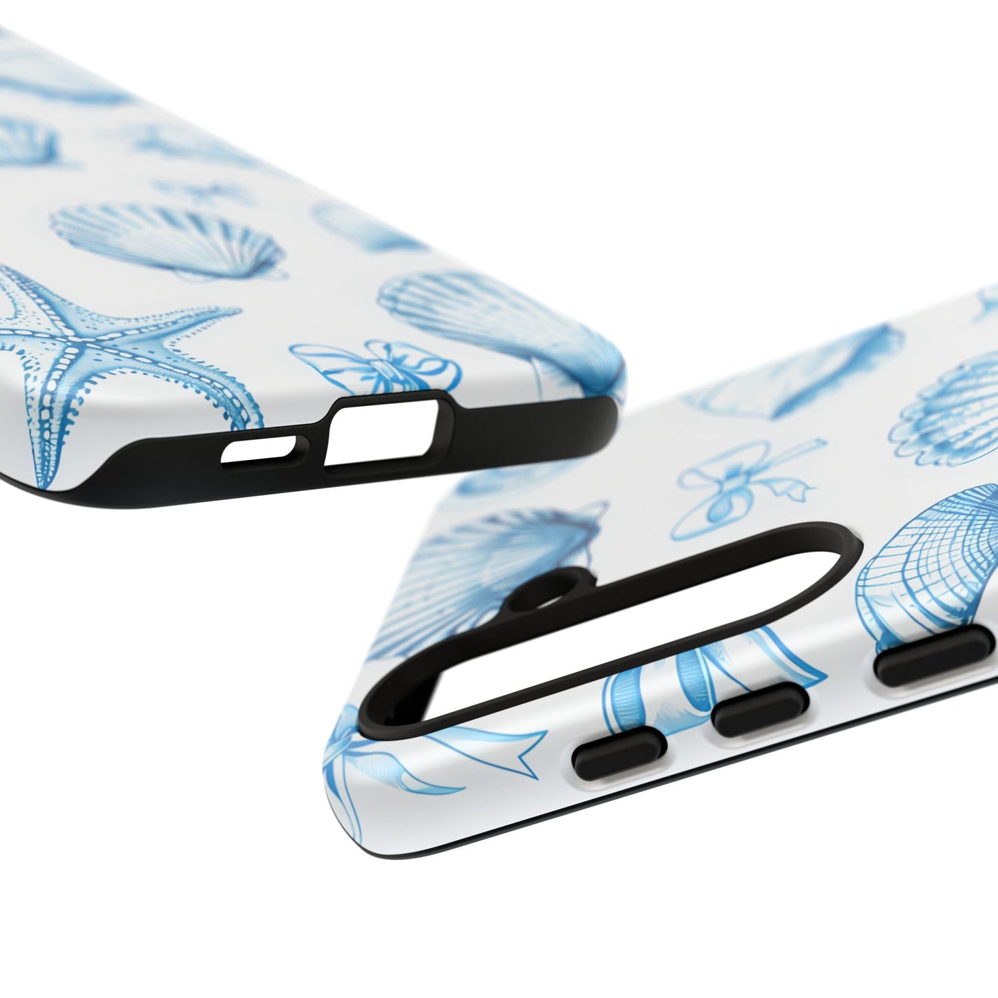 Coquette-Coastal Ocean-Themed Phone Case - Seashell and Starfish Design
