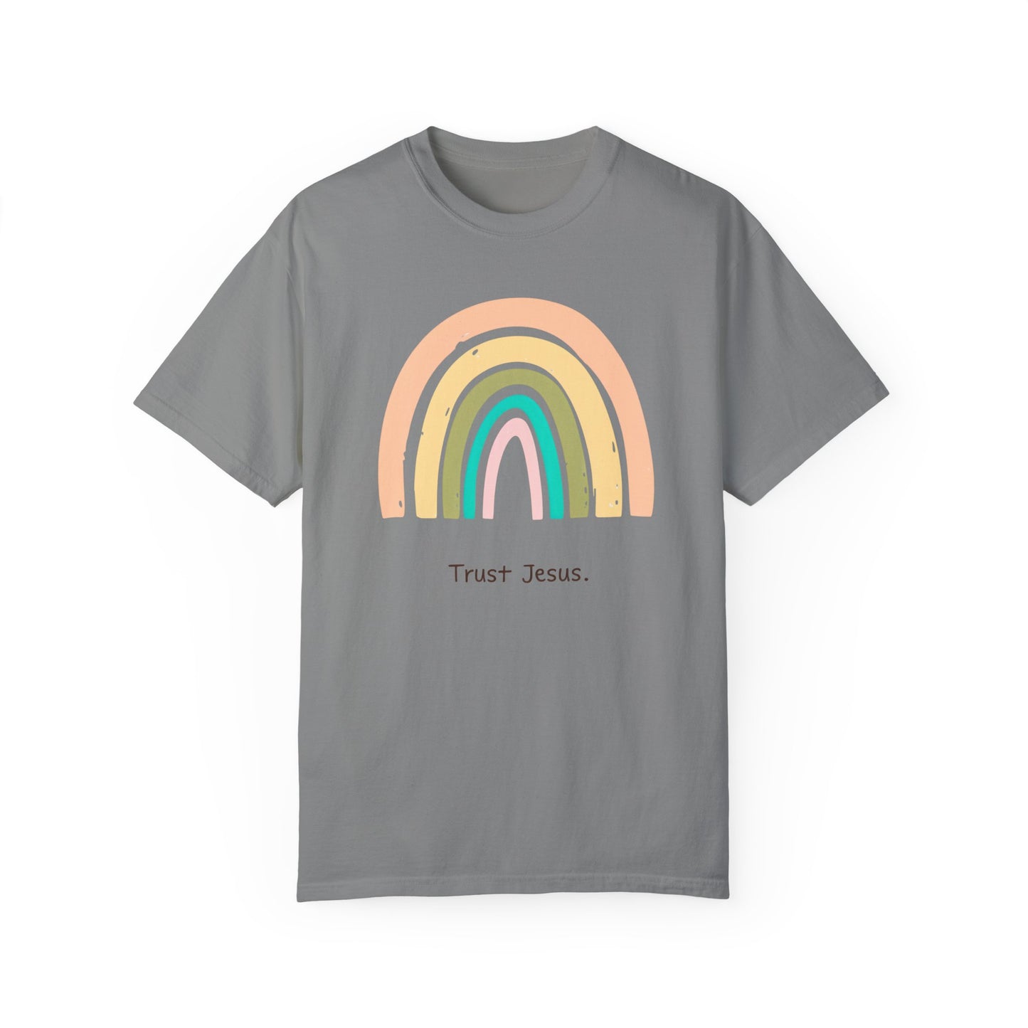 Rainbow Trust Jesus Unisex Garment-Dyed T-Shirt