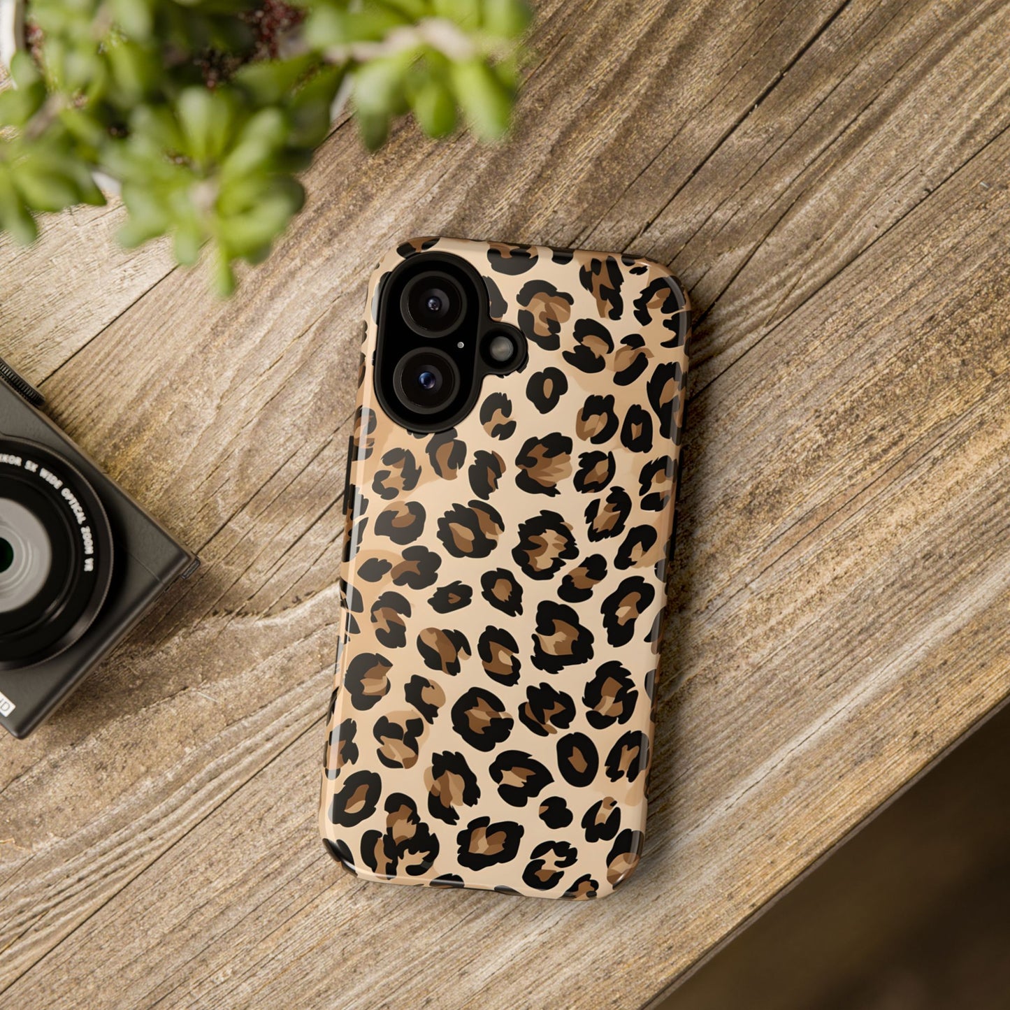Wild Leopard Print Phone Case - Tough Protection for Animal Lovers