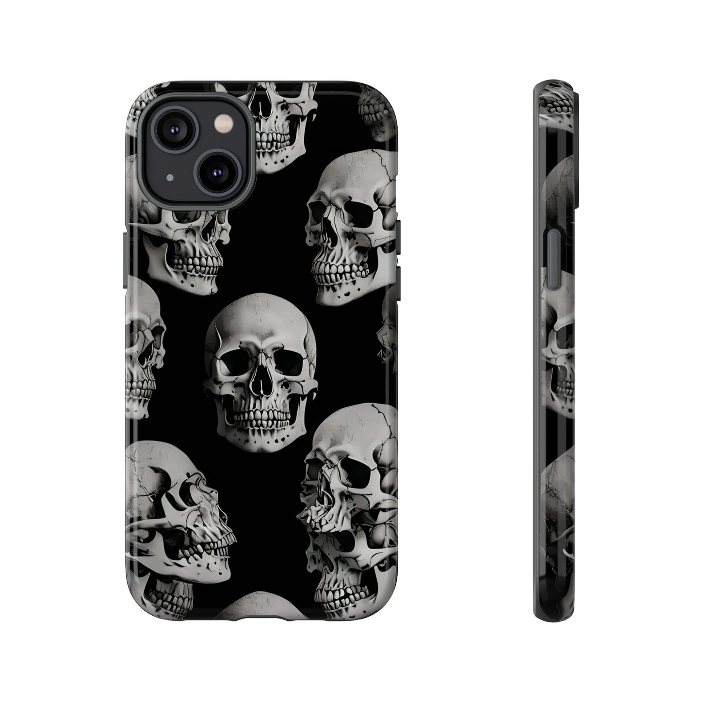 Skull Print Phone Case - Tough Cases for Bold Style