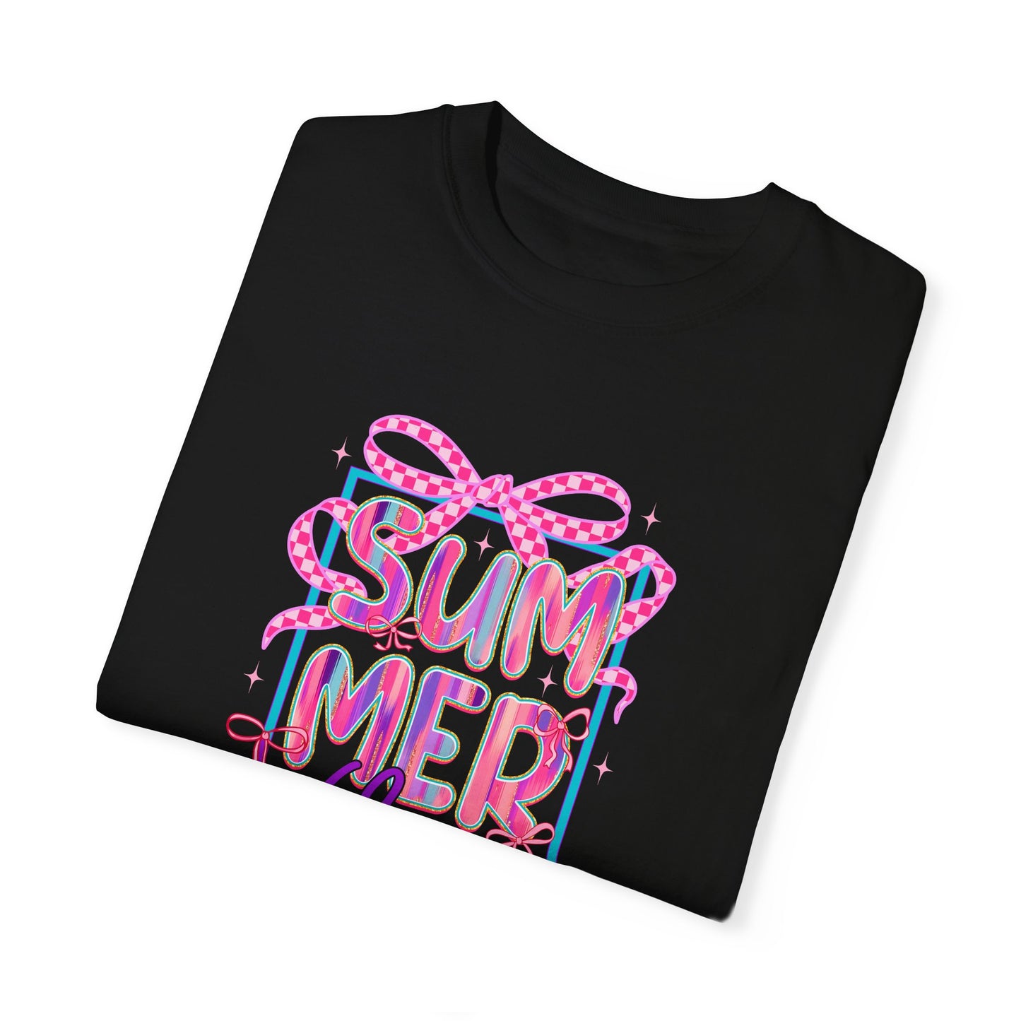 Summer Vibes Coquette Unisex Garment-Dyed T-Shirt
