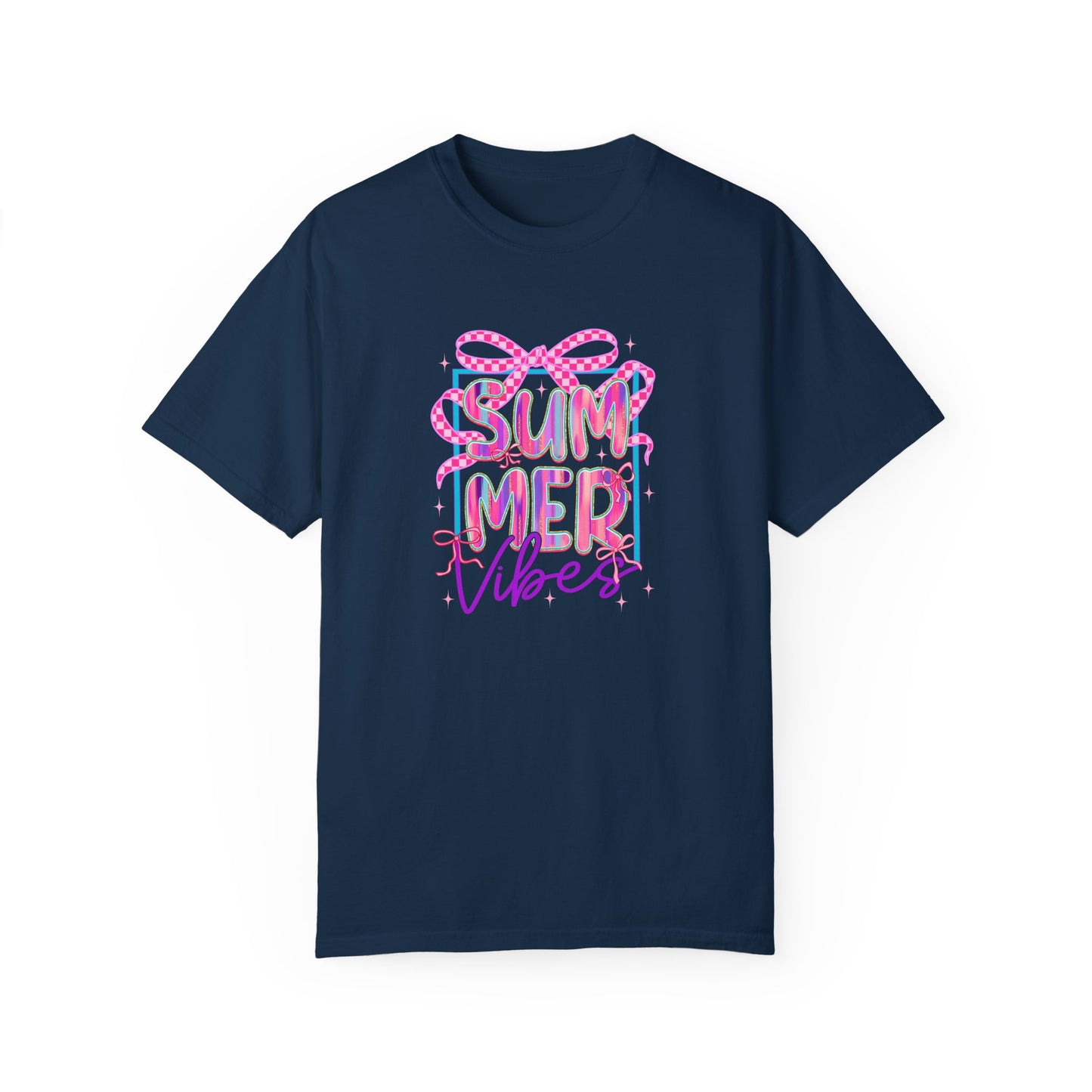 Summer Vibes Coquette Unisex Garment-Dyed T-Shirt