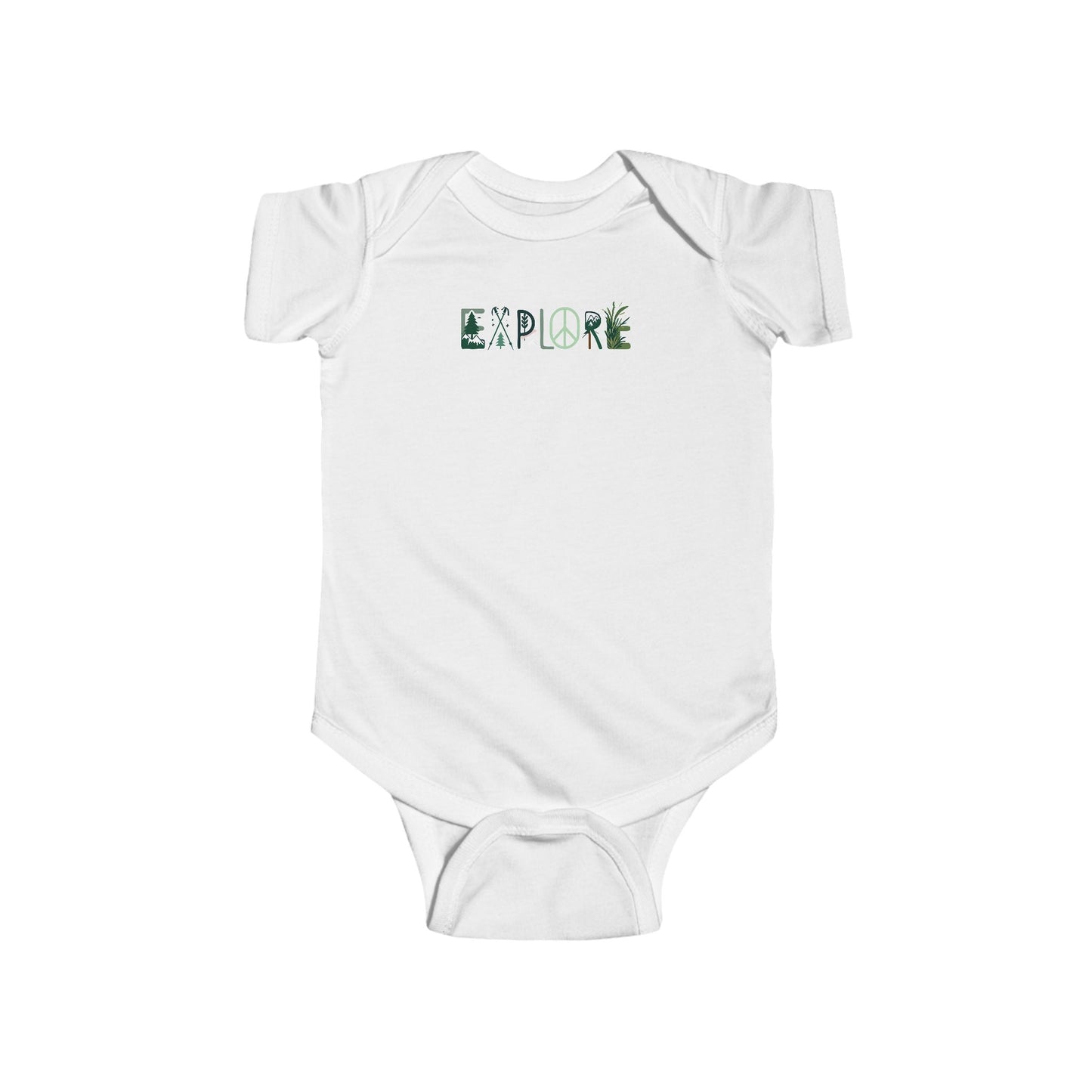 Explore Nature Infant Bodysuit - Adorable Baby Outfit for Adventurous Families