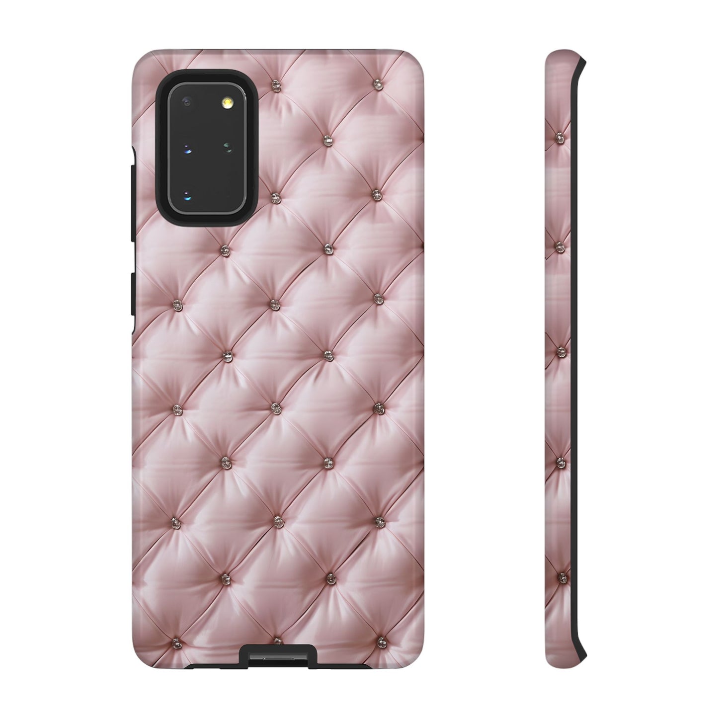 Luxury Pink Quilted Phone Case - Tough Cases for Stylish Protection