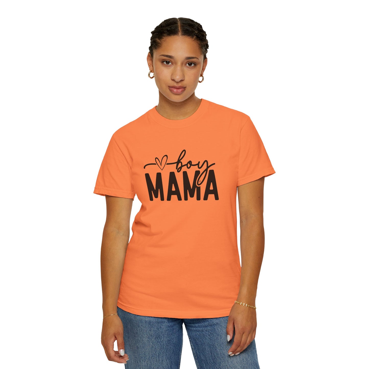 Boy Mama Unisex Garment-Dyed T-Shirt - Perfect for Moms on Special Occasions