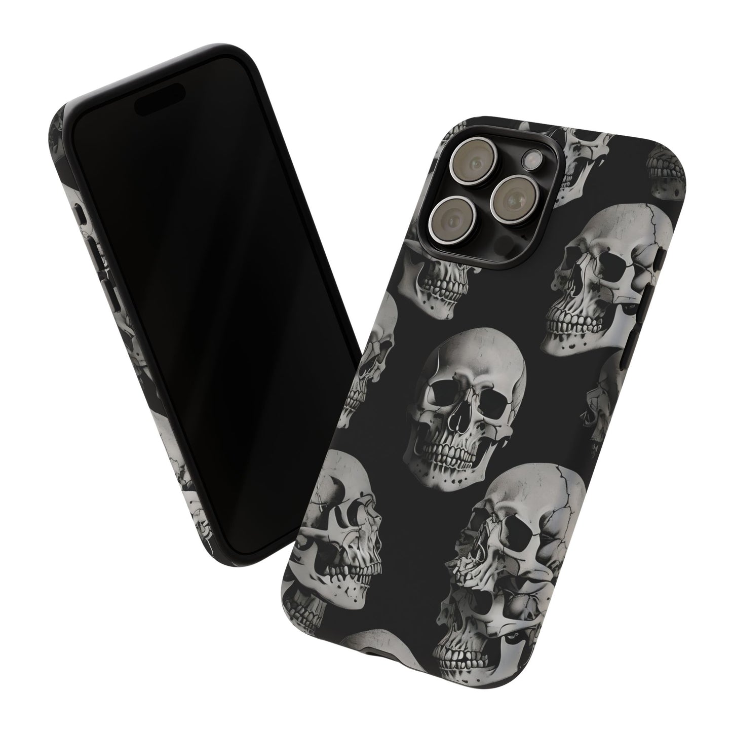 Skull Print Phone Case - Tough Cases for Bold Style