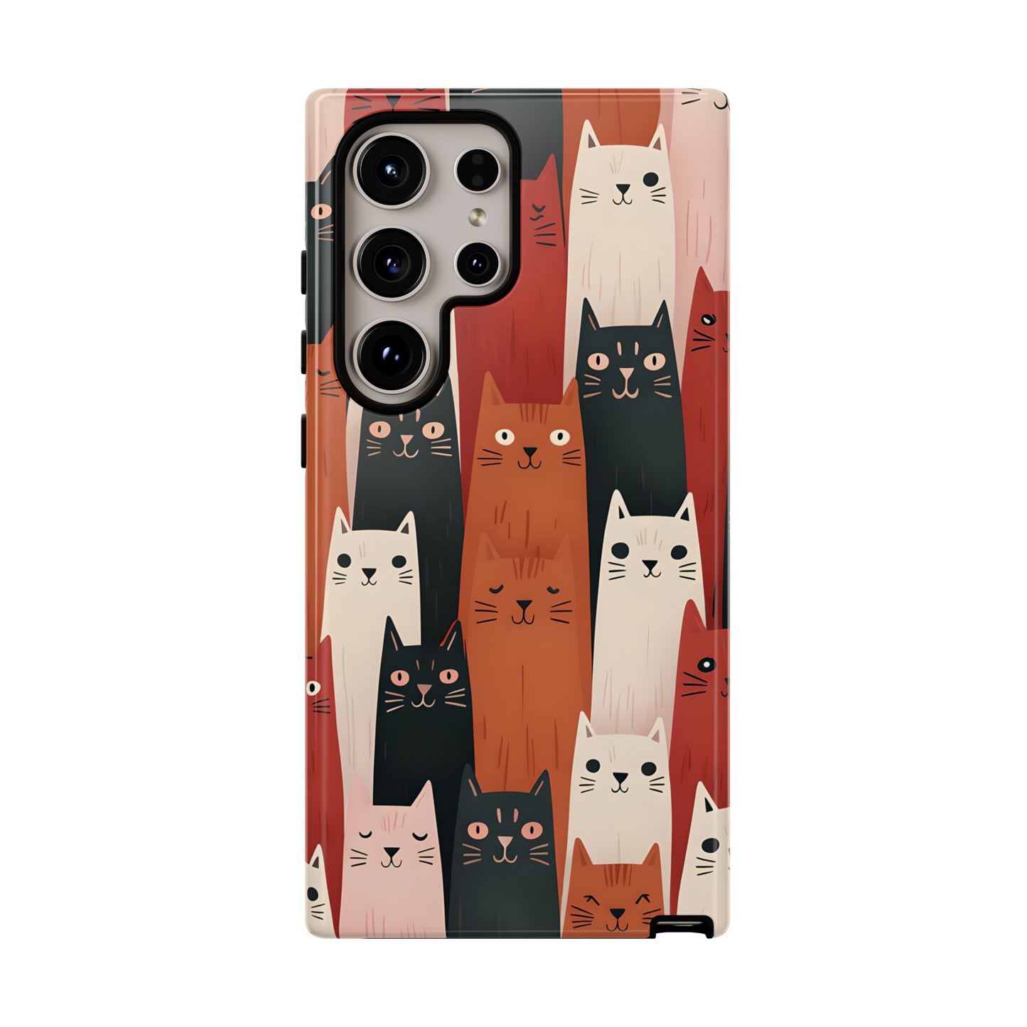 Playful Cat Phone Case - Tough & Stylish Purrfect for Cat Lovers