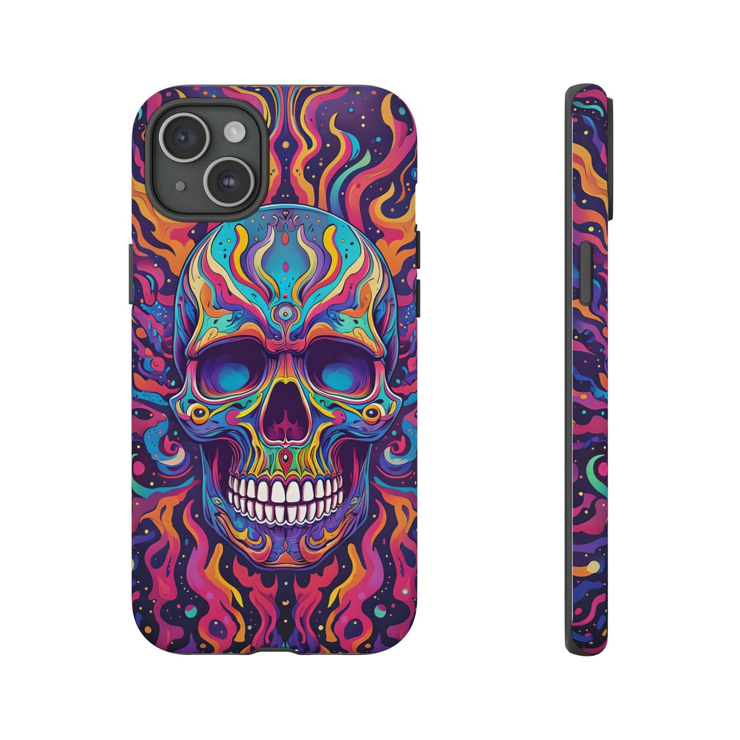 Colorful Skull Phone Case - Tough Cases for Bold Personalities