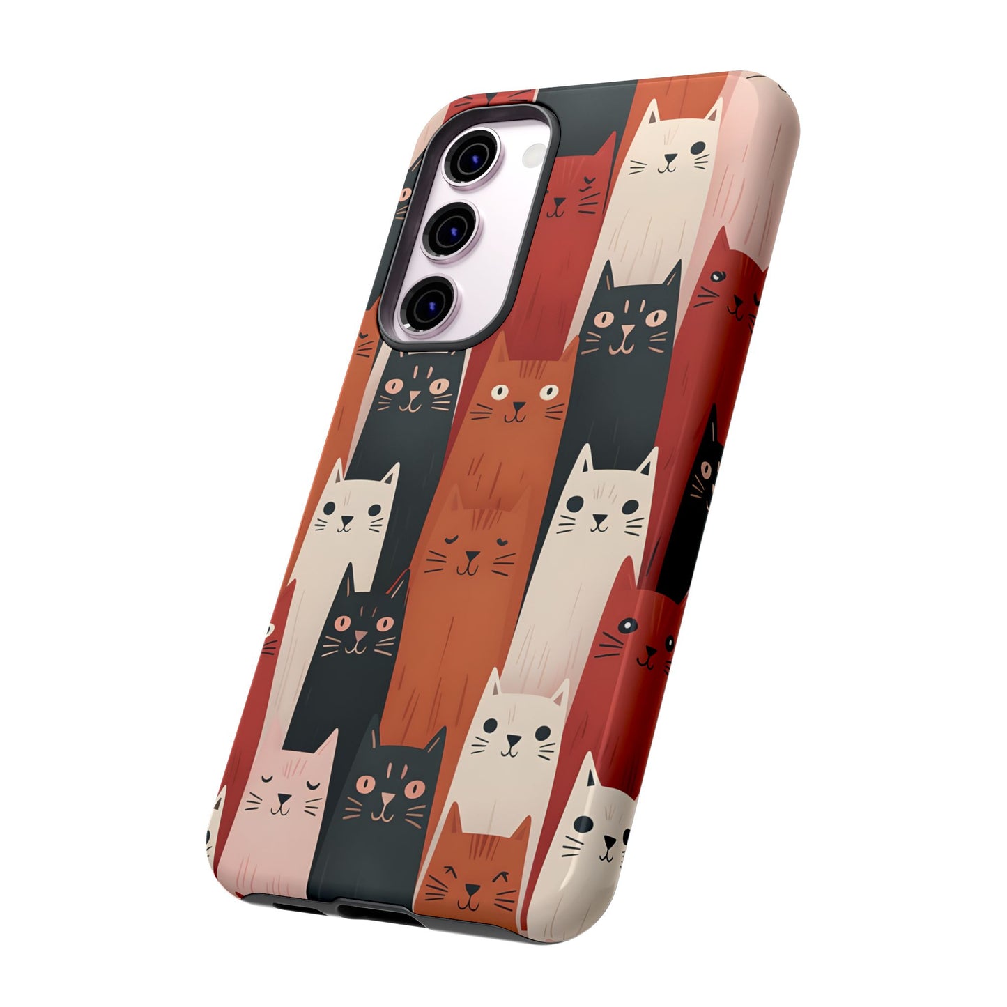 Playful Cat Phone Case - Tough & Stylish Purrfect for Cat Lovers