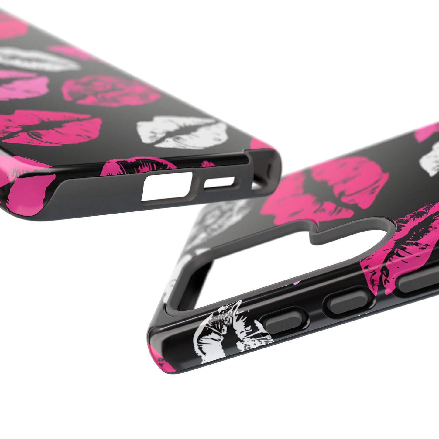 Lips Print iPhone Case - Stylish Tough Phone Cover
