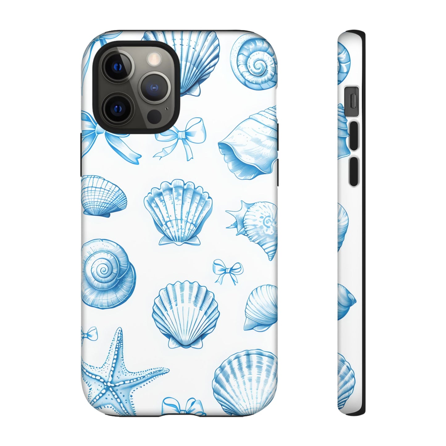 Coquette-Coastal Ocean-Themed Phone Case - Seashell and Starfish Design