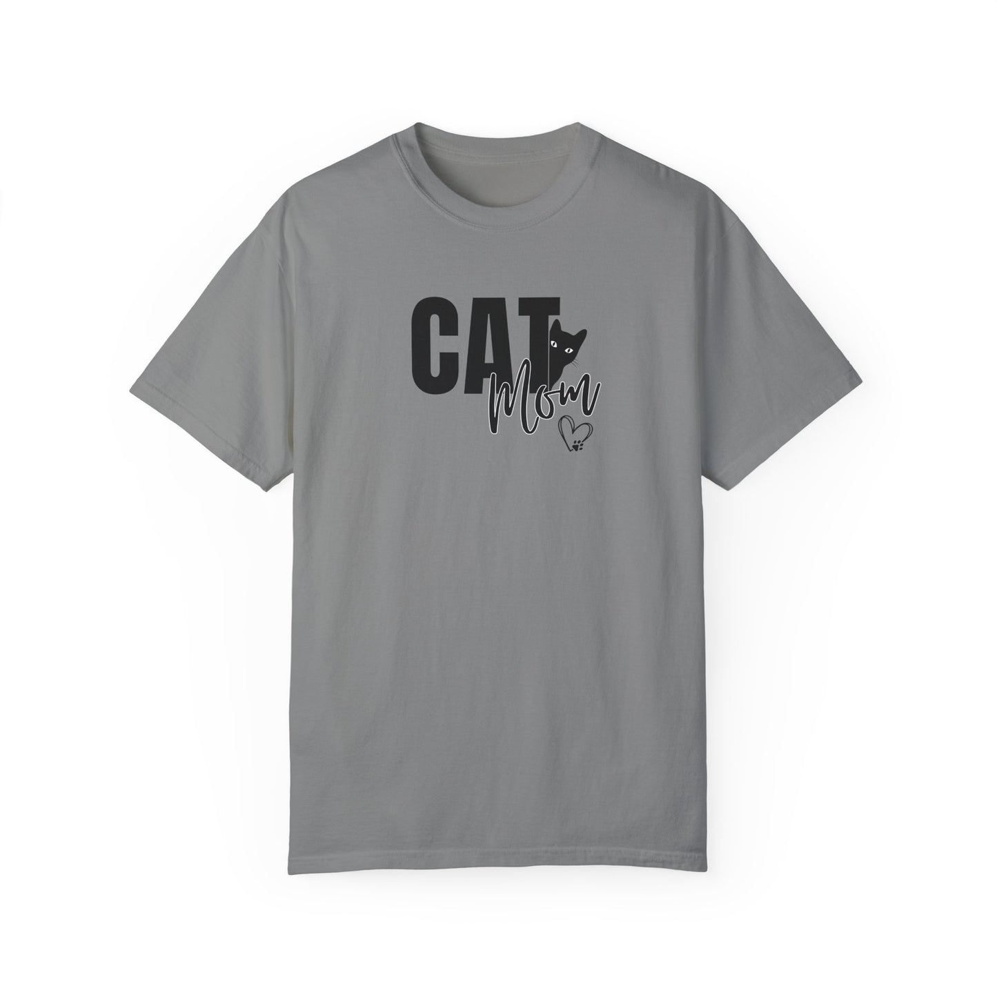 Cat Mom Unisex Garment-Dyed T-Shirt – Perfect Gift for Cat Lovers