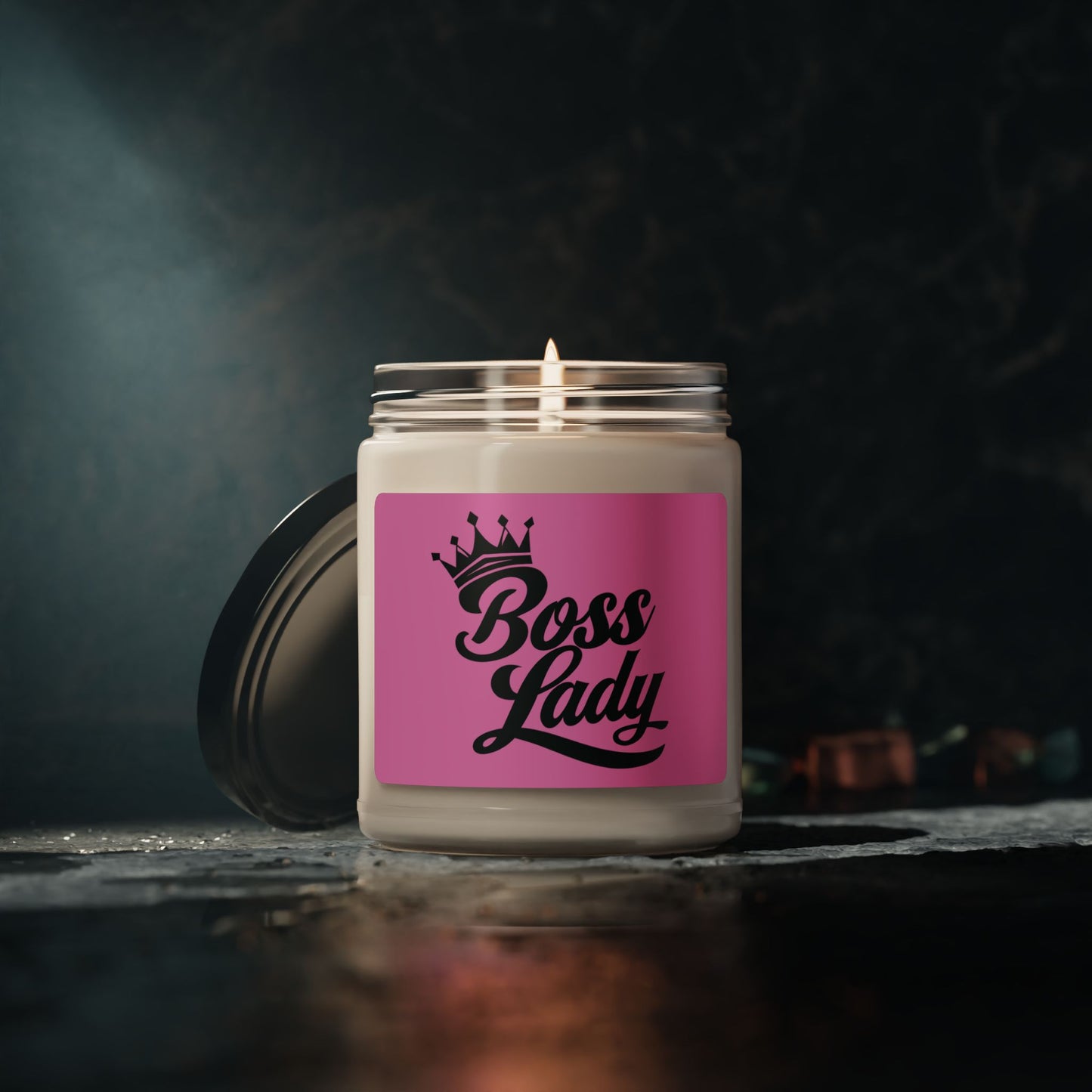 Boss Lady Scented Soy Candle - 9oz, Perfect Gift for Women Entrepreneurs