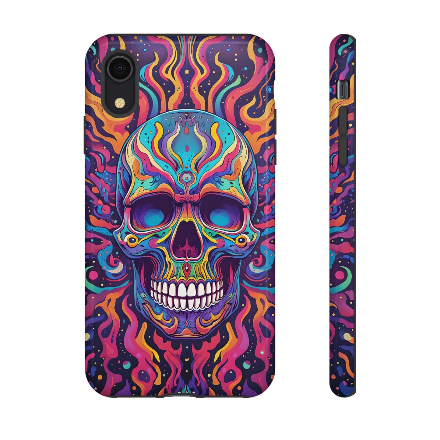 Colorful Skull Phone Case - Tough Cases for Bold Personalities