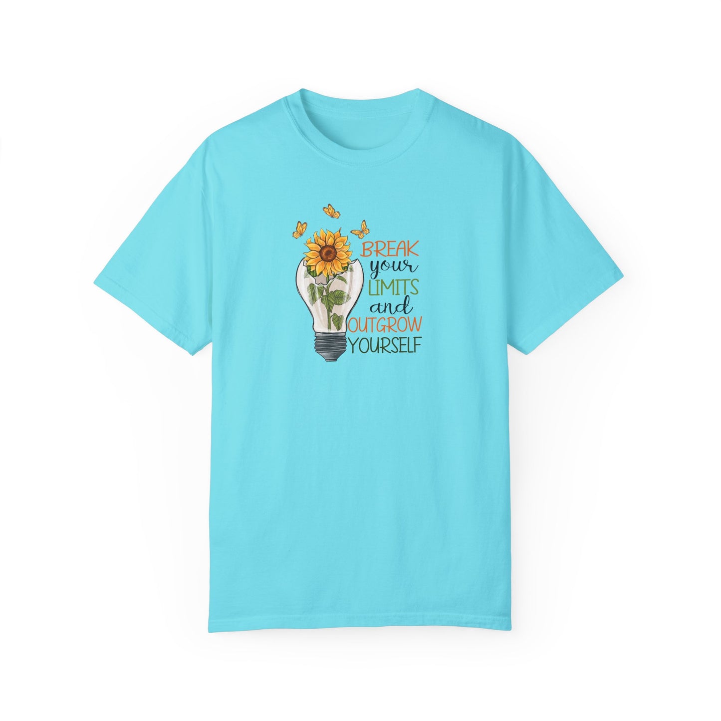 Inspiring Unisex T-Shirt - "Break Your Limits" Floral Design