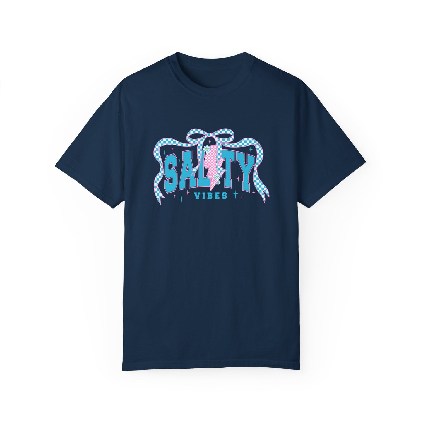 Salty Vibes Unisex Garment-Dyed T-Shirt