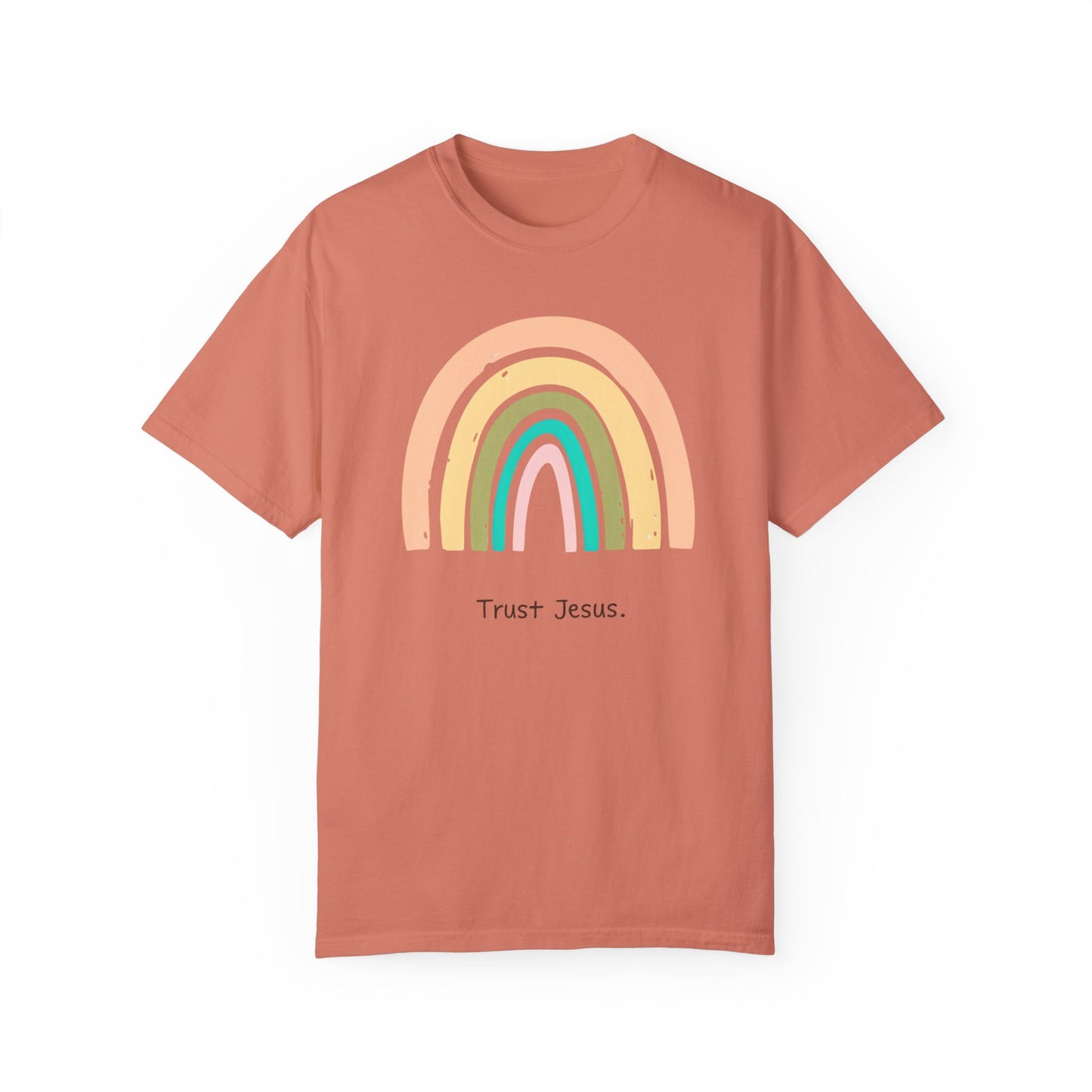 Rainbow Trust Jesus Unisex Garment-Dyed T-Shirt