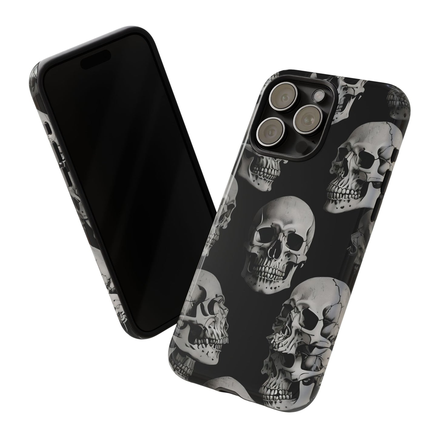 Skull Print Phone Case - Tough Cases for Bold Style