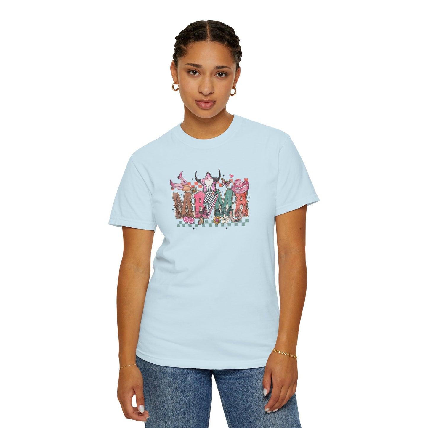 Whimsical Animal Print Unisex Garment-Dyed T-shirt | Fun Casual Tee