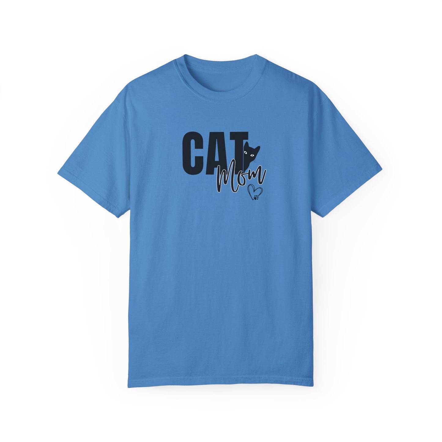 Cat Mom Unisex Garment-Dyed T-Shirt – Perfect Gift for Cat Lovers