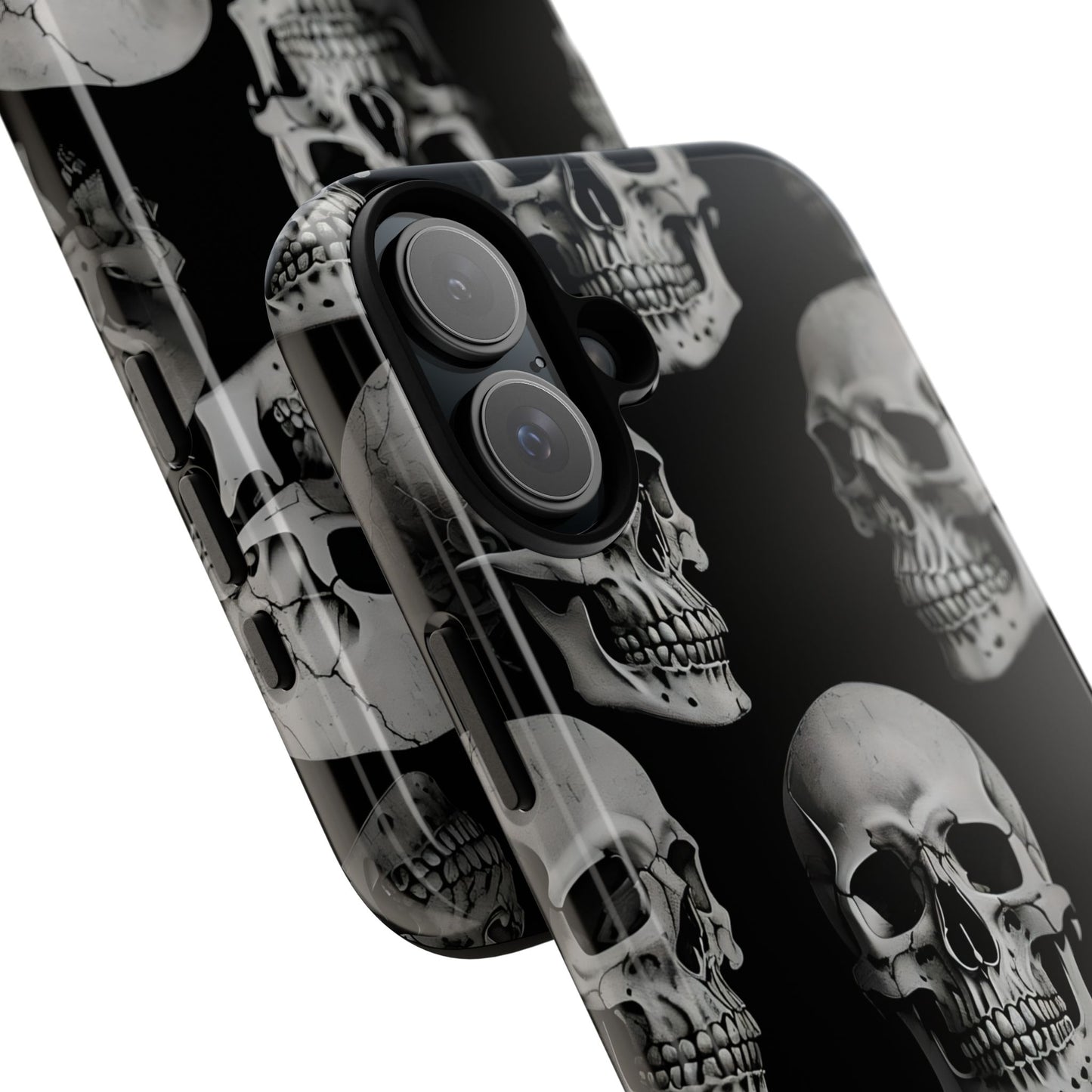 Skull Print Phone Case - Tough Cases for Bold Style