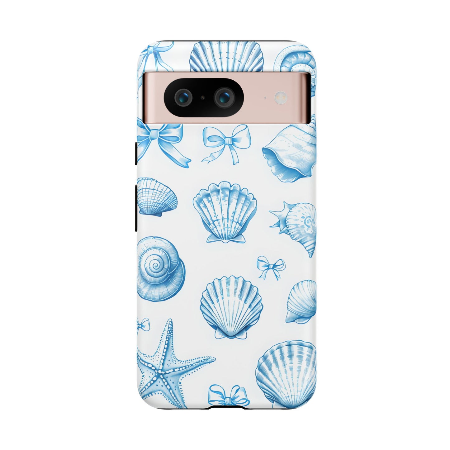 Coquette-Coastal Ocean-Themed Phone Case - Seashell and Starfish Design