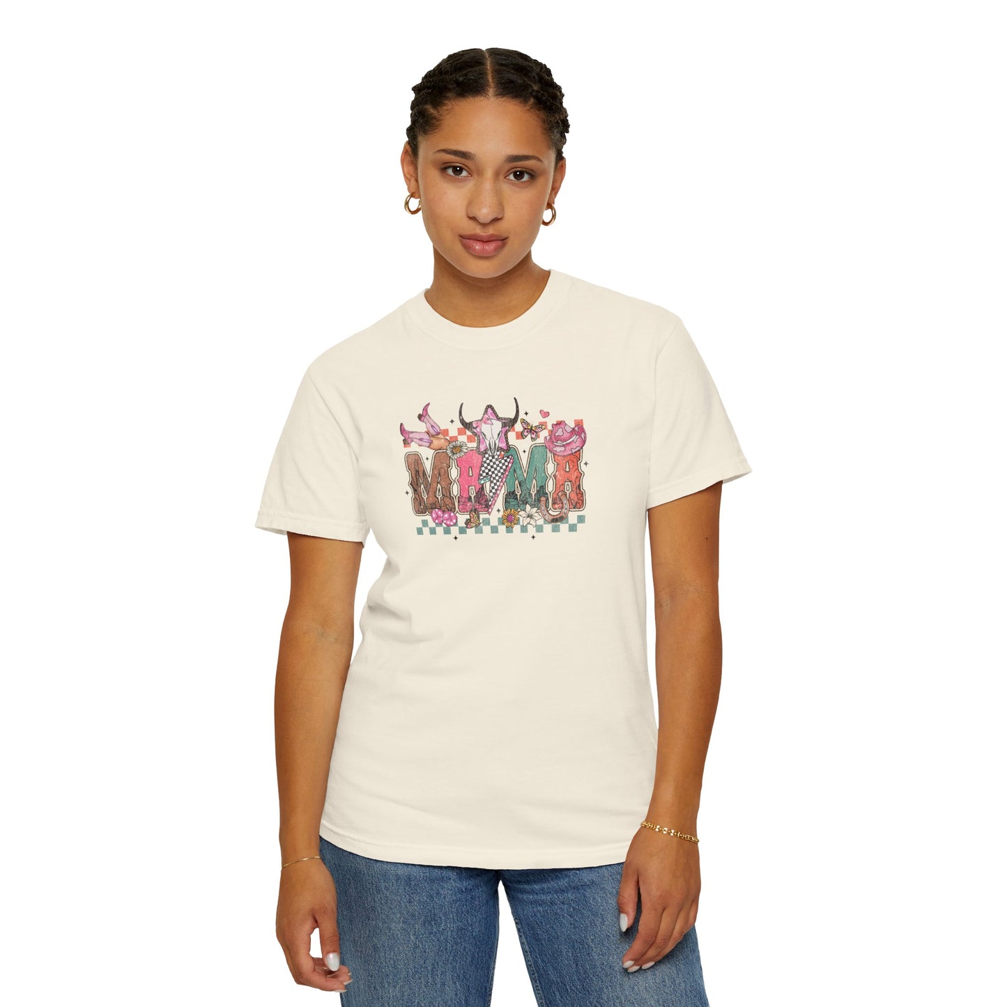 Whimsical Animal Print Unisex Garment-Dyed T-shirt | Fun Casual Tee