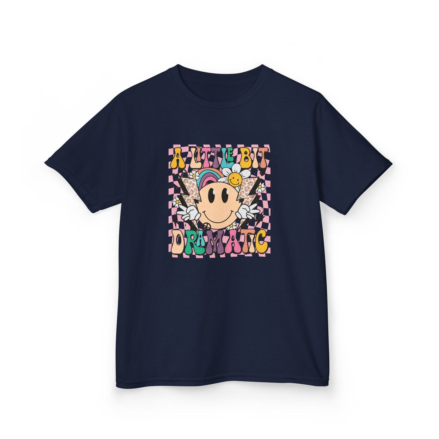 Kids 'A Little Bit Dramatic' Tee - Fun Cotton T-Shirt for Playful Kids