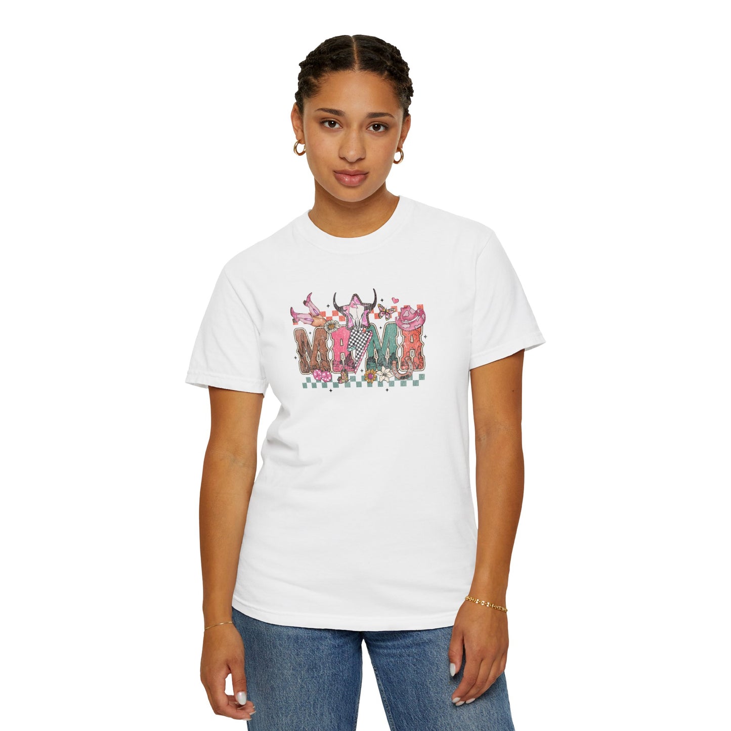 Whimsical Animal Print Unisex Garment-Dyed T-shirt | Fun Casual Tee
