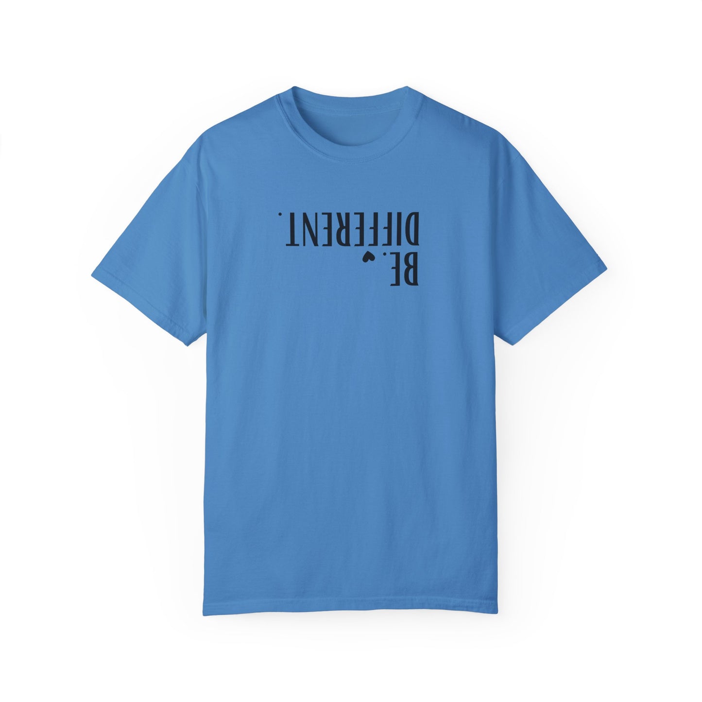 Unisex Garment-Dyed 'Be Different' T-shirt - Comfortable & Casual Style
