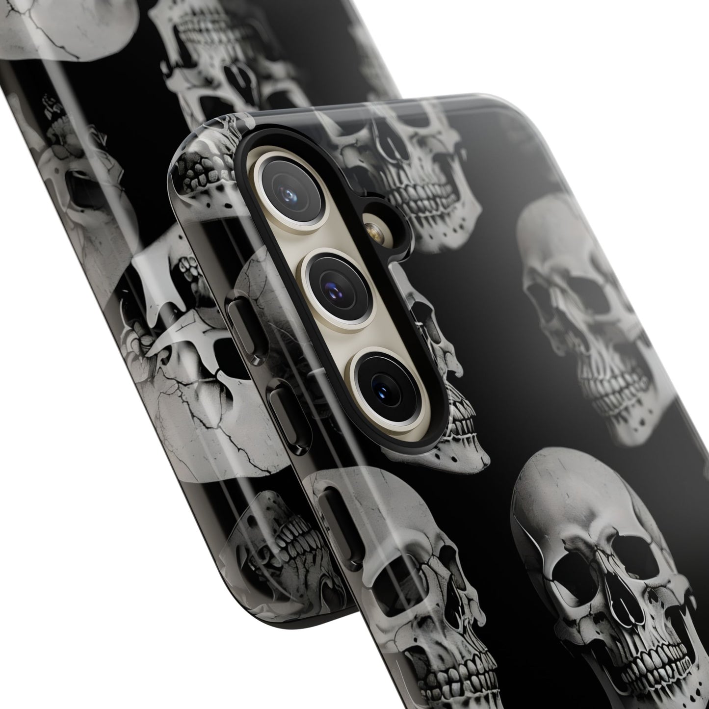 Skull Print Phone Case - Tough Cases for Bold Style