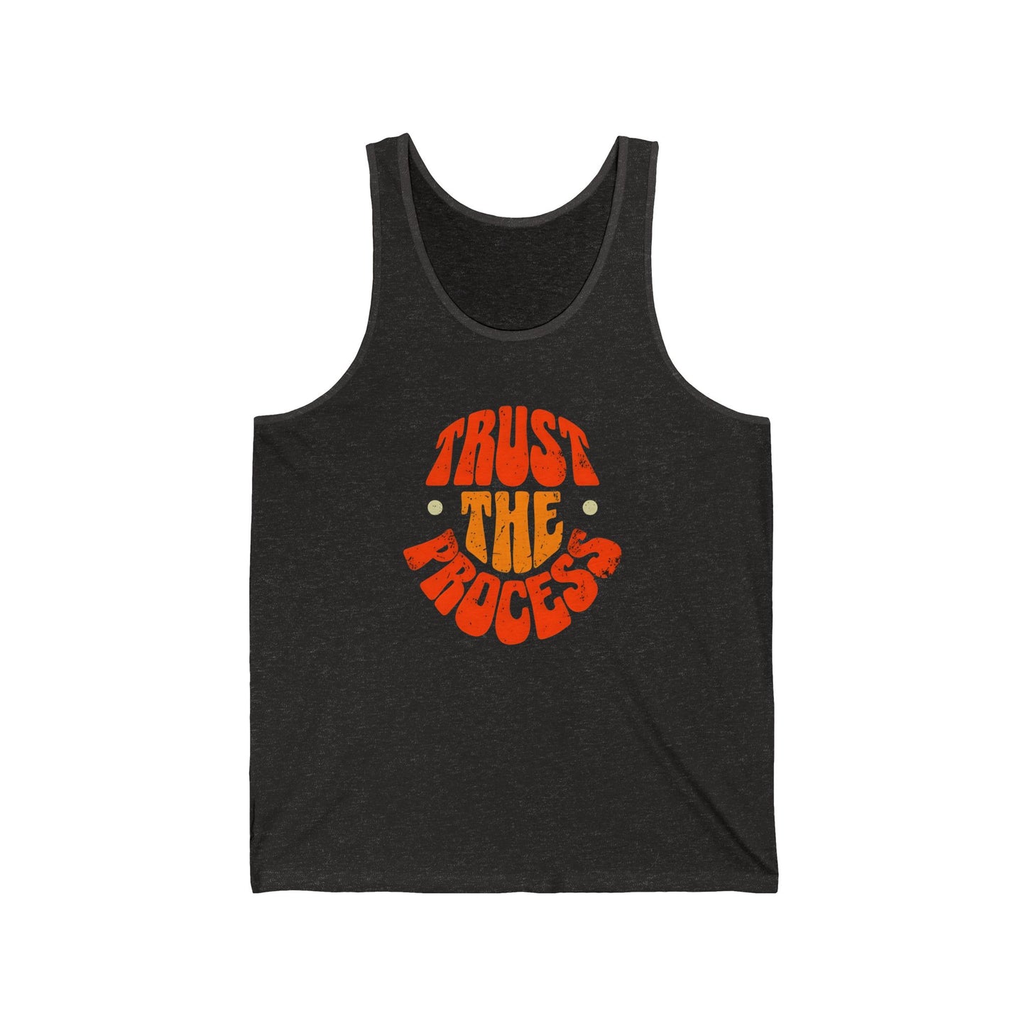 Unisex Jersey Tank - 'Trust The Process' Motivational Tee