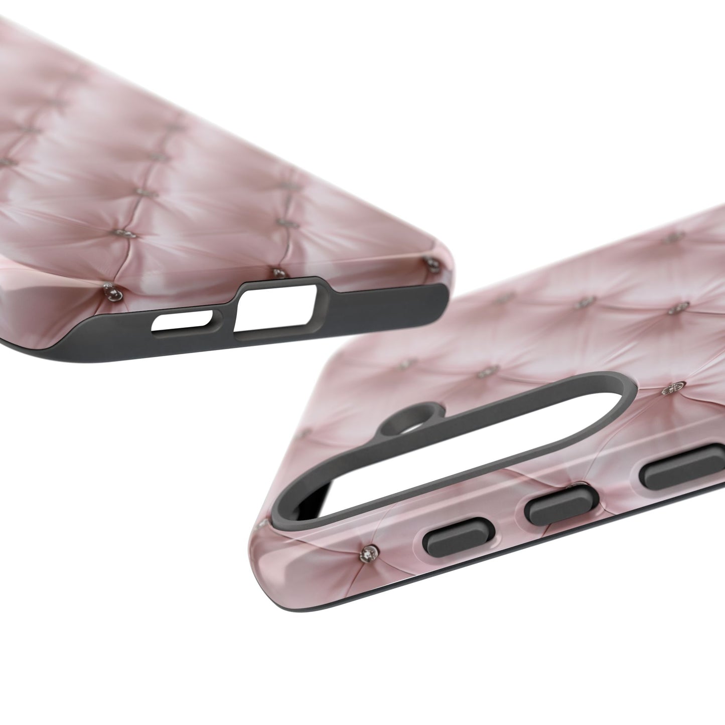 Luxury Pink Quilted Phone Case - Tough Cases for Stylish Protection