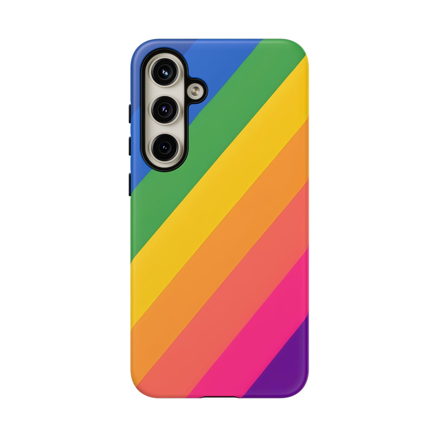 Vibrant Rainbow Phone Case - Tough & Stylish