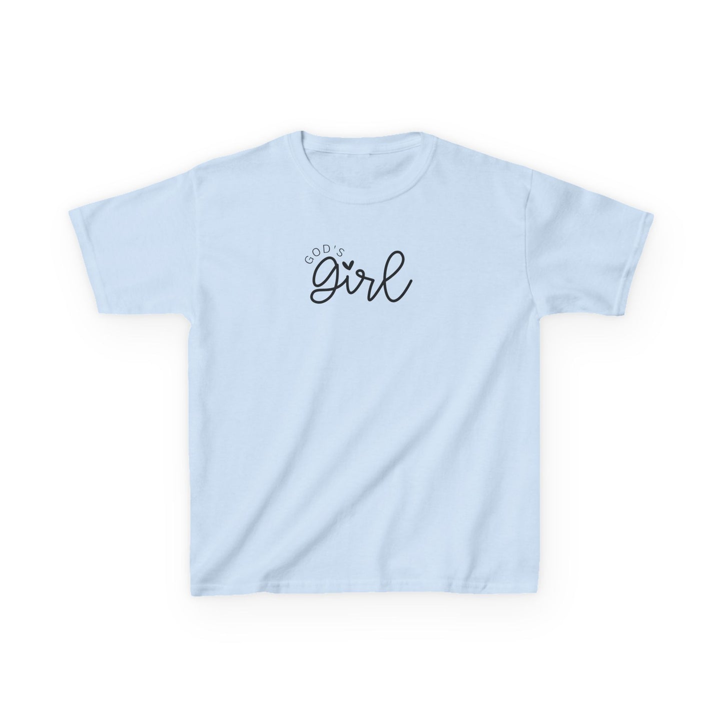 God's Girl Kids Heavy Cotton Tee - Cute and Comfortable T-Shirt for Faith-Inspired Girls
