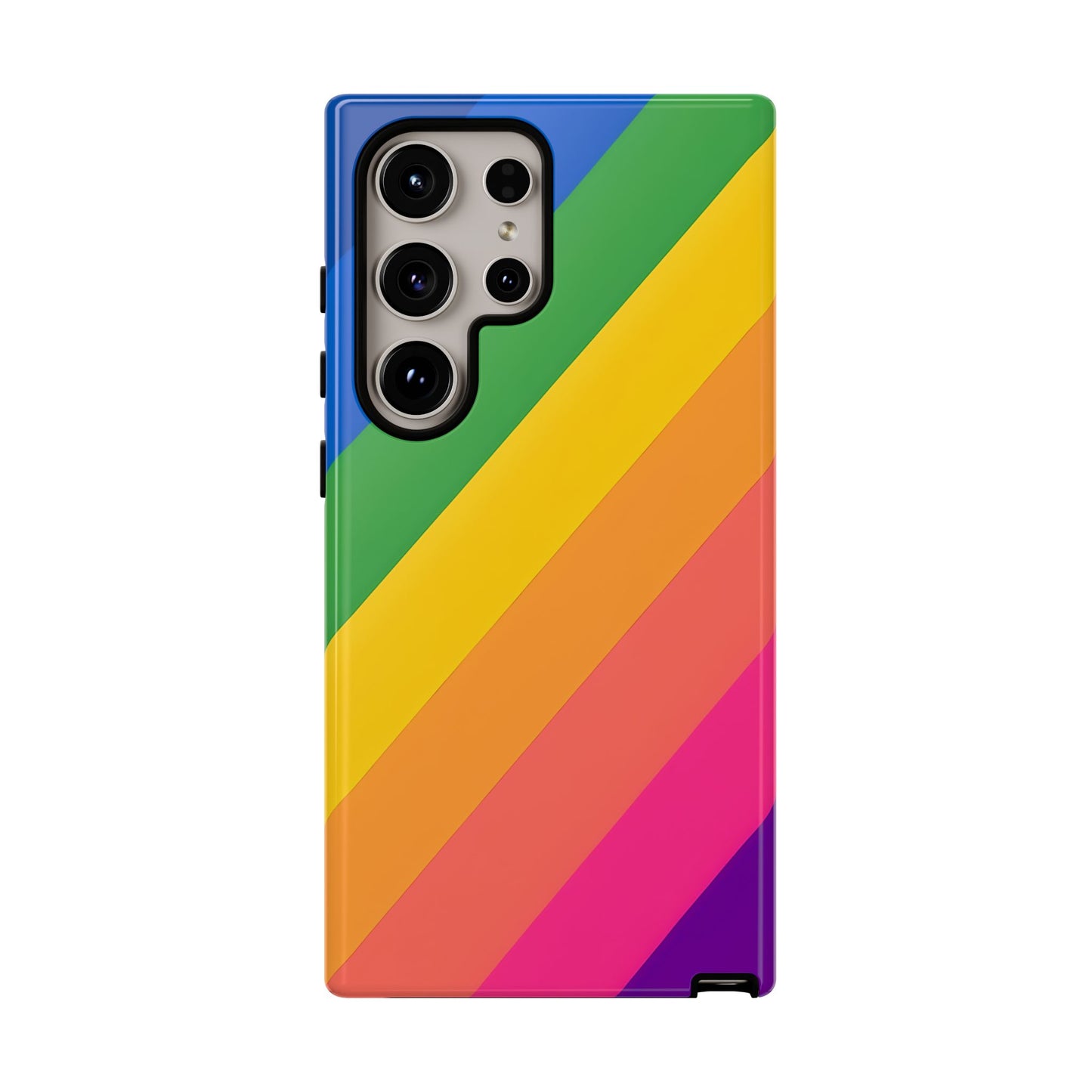 Vibrant Rainbow Phone Case - Tough & Stylish
