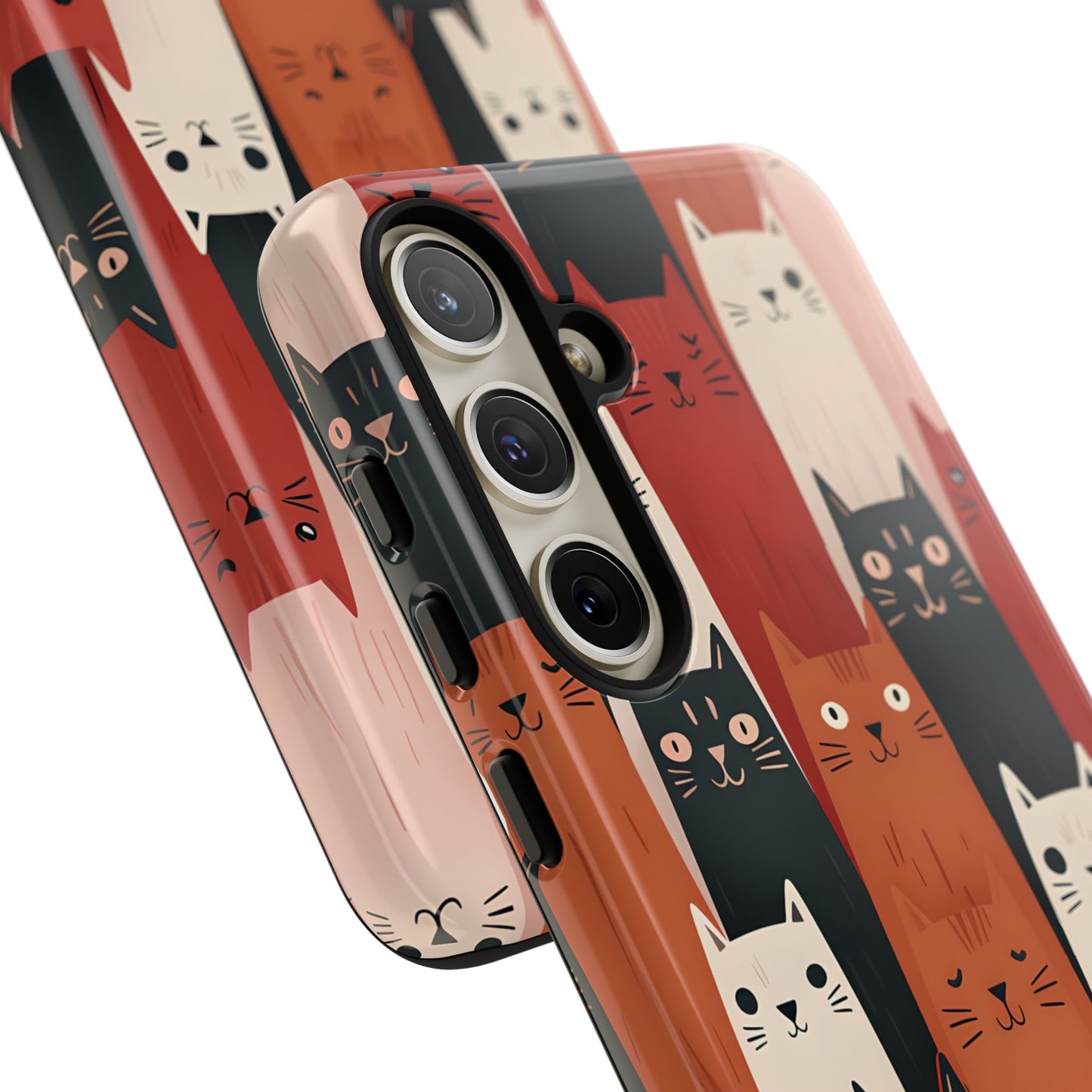 Playful Cat Phone Case - Tough & Stylish Purrfect for Cat Lovers