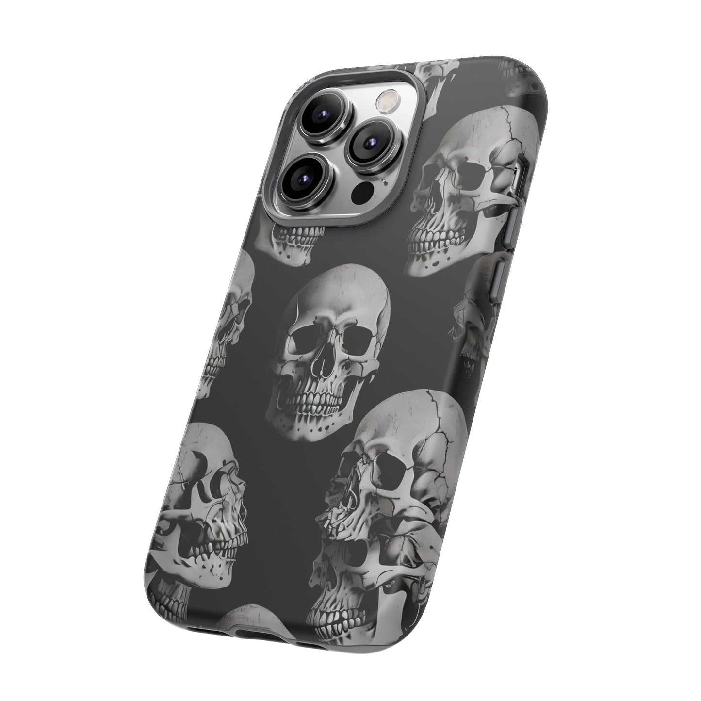 Skull Print Phone Case - Tough Cases for Bold Style