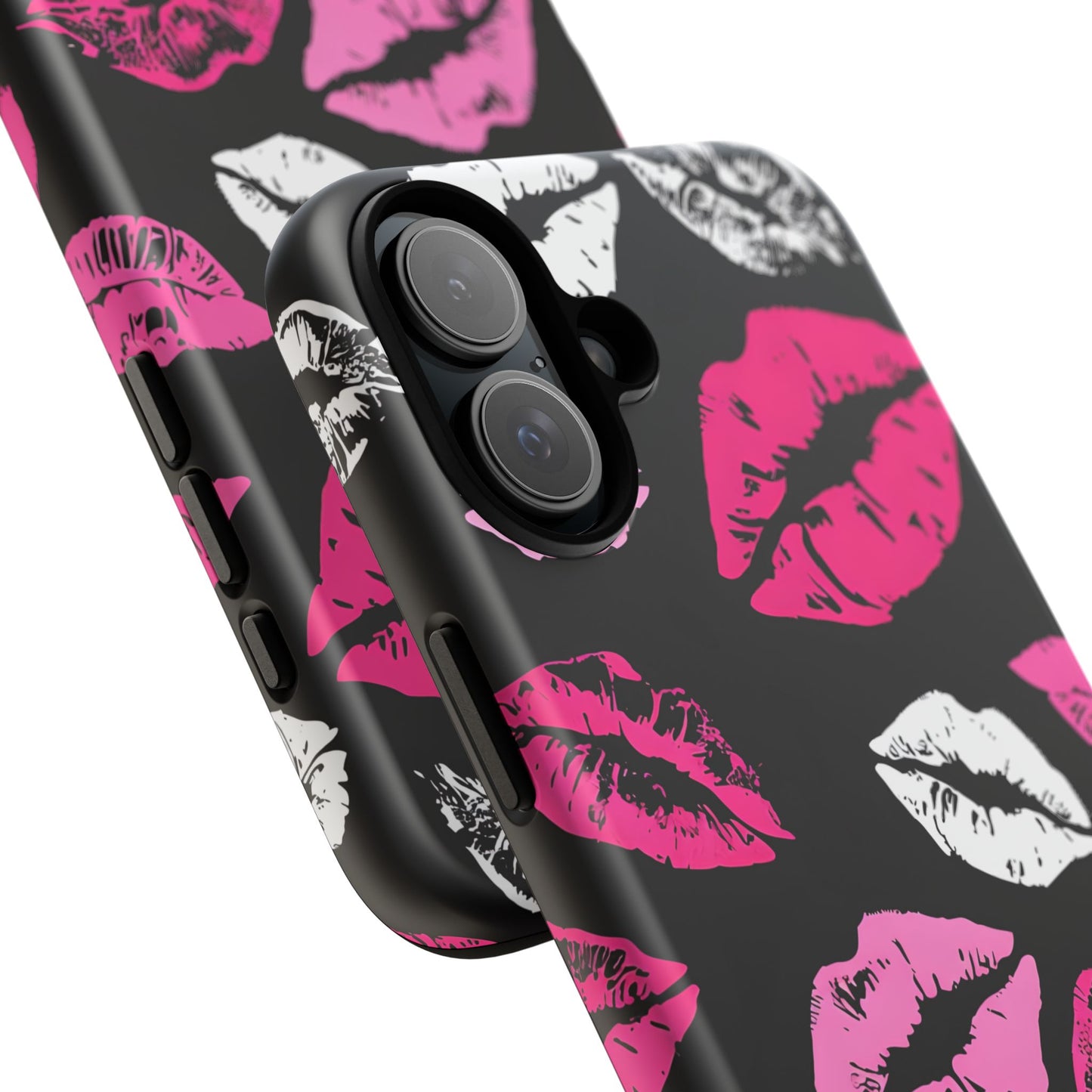 Lips Print iPhone Case - Stylish Tough Phone Cover
