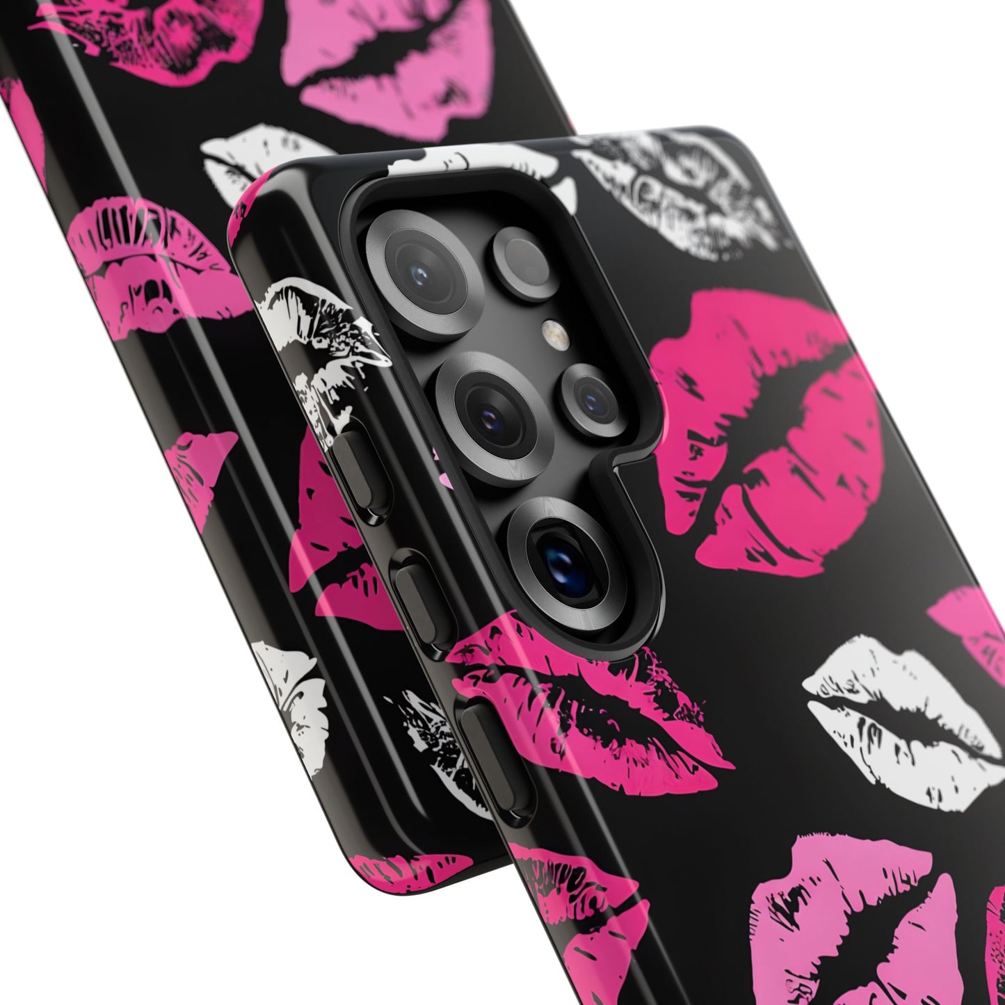 Lips Print iPhone Case - Stylish Tough Phone Cover